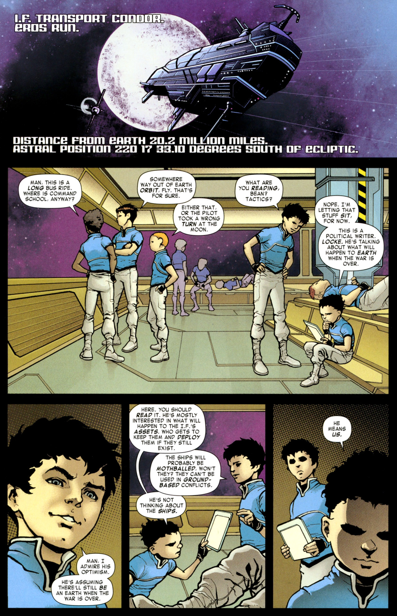 Read online Ender's Shadow: Command School comic -  Issue #4 - 17