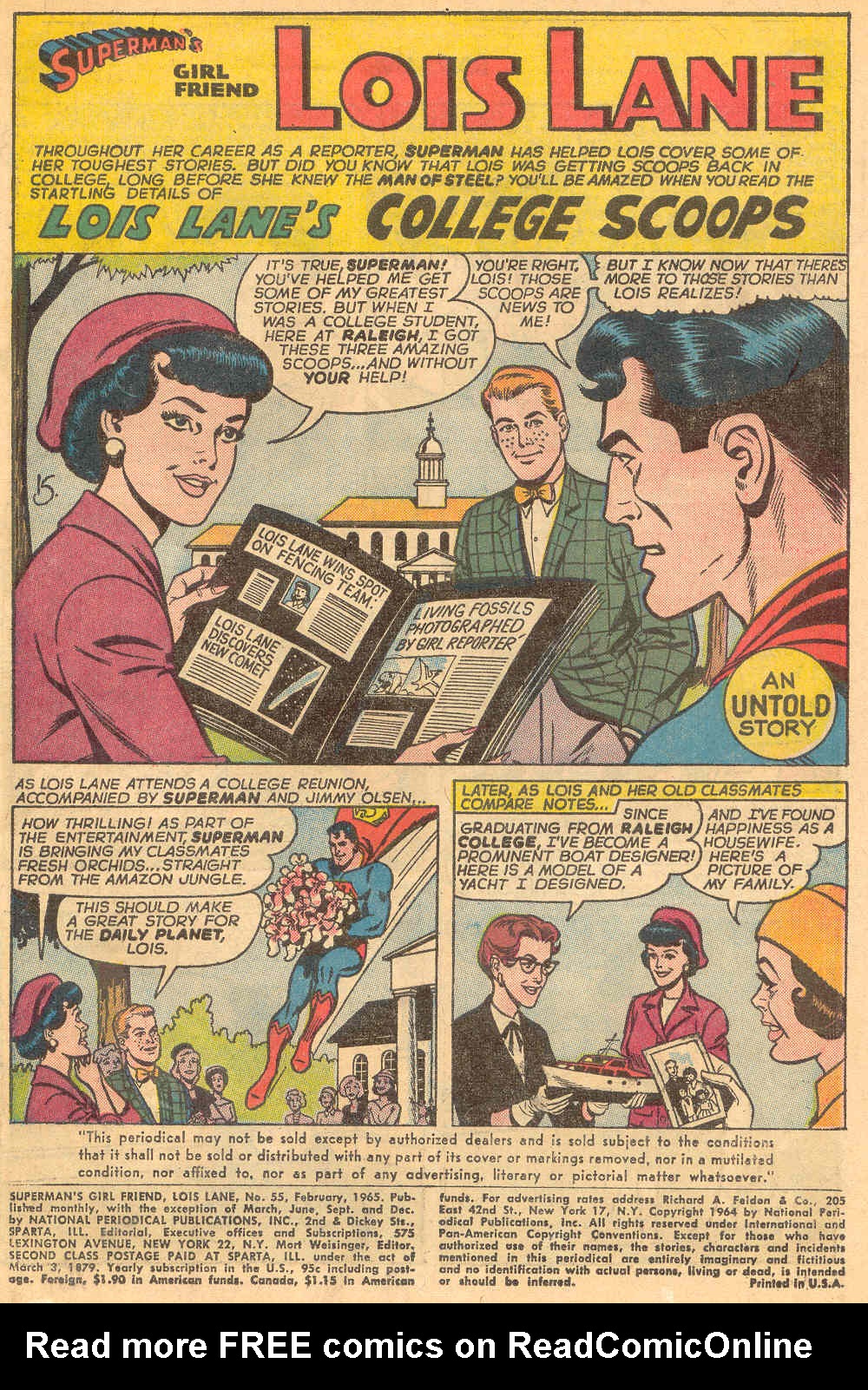 Read online Superman's Girl Friend, Lois Lane comic -  Issue #55 - 2