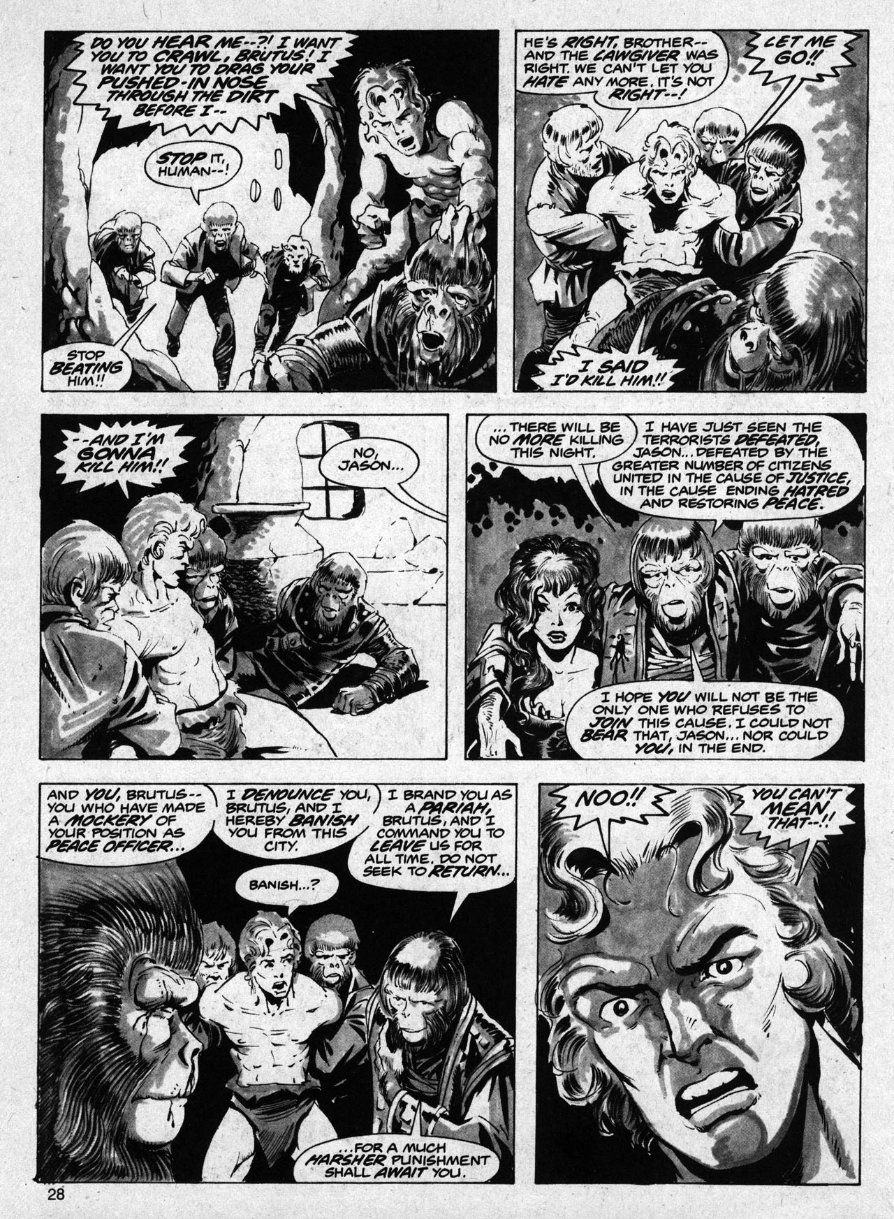 Read online Planet of the Apes comic -  Issue #11 - 28