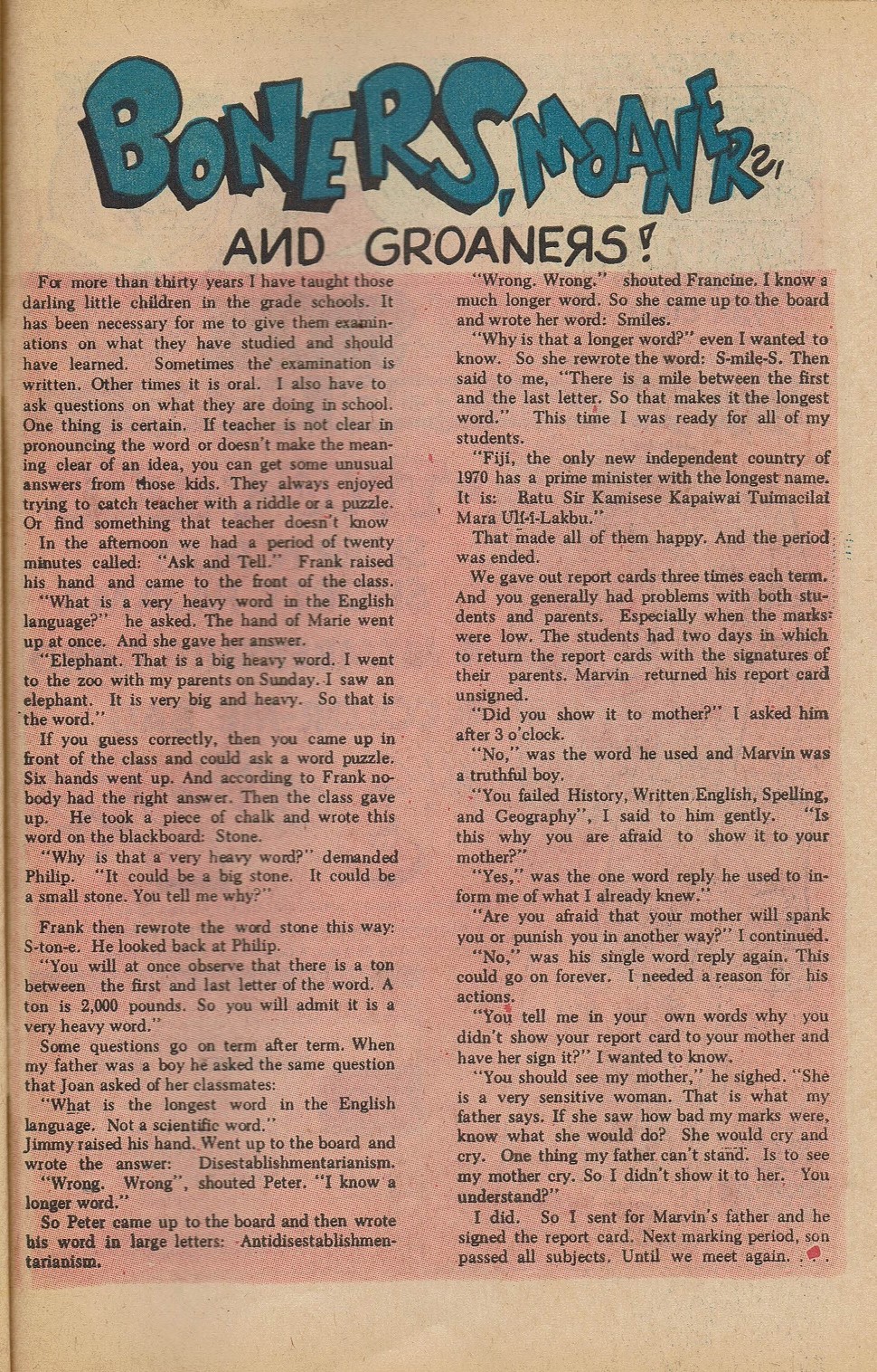 Read online Yogi Bear (1970) comic -  Issue #6 - 31