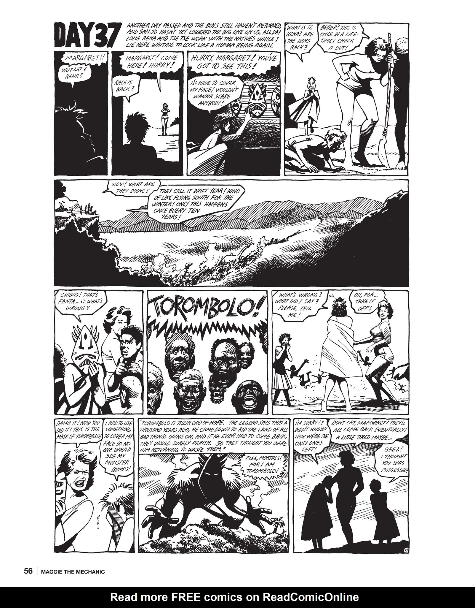 Read online Maggie the Mechanic: The Love & Rockets Library - Locas comic -  Issue # TPB (Part 1) - 56
