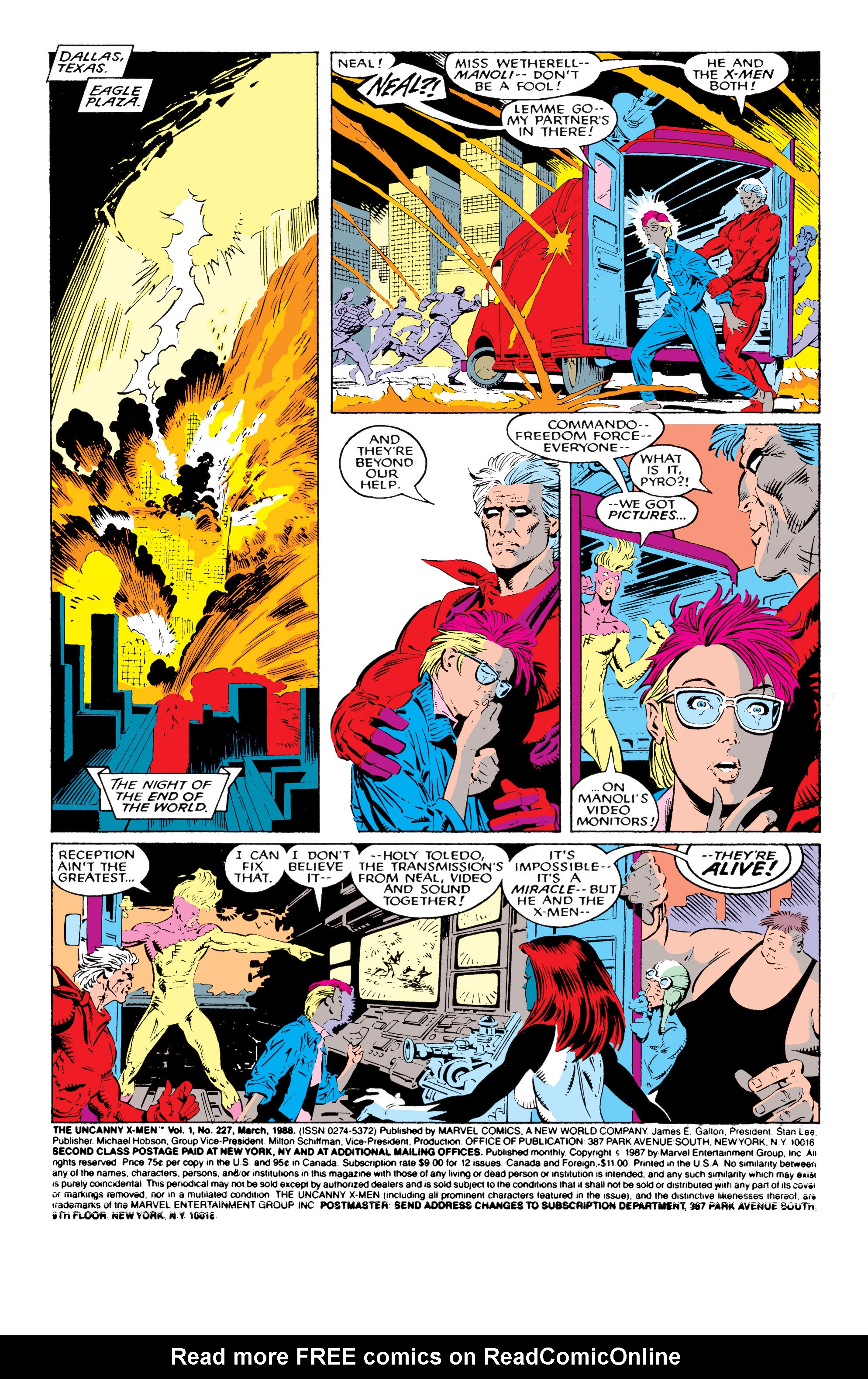 Read online Uncanny X-Men (1963) comic -  Issue #227 - 2
