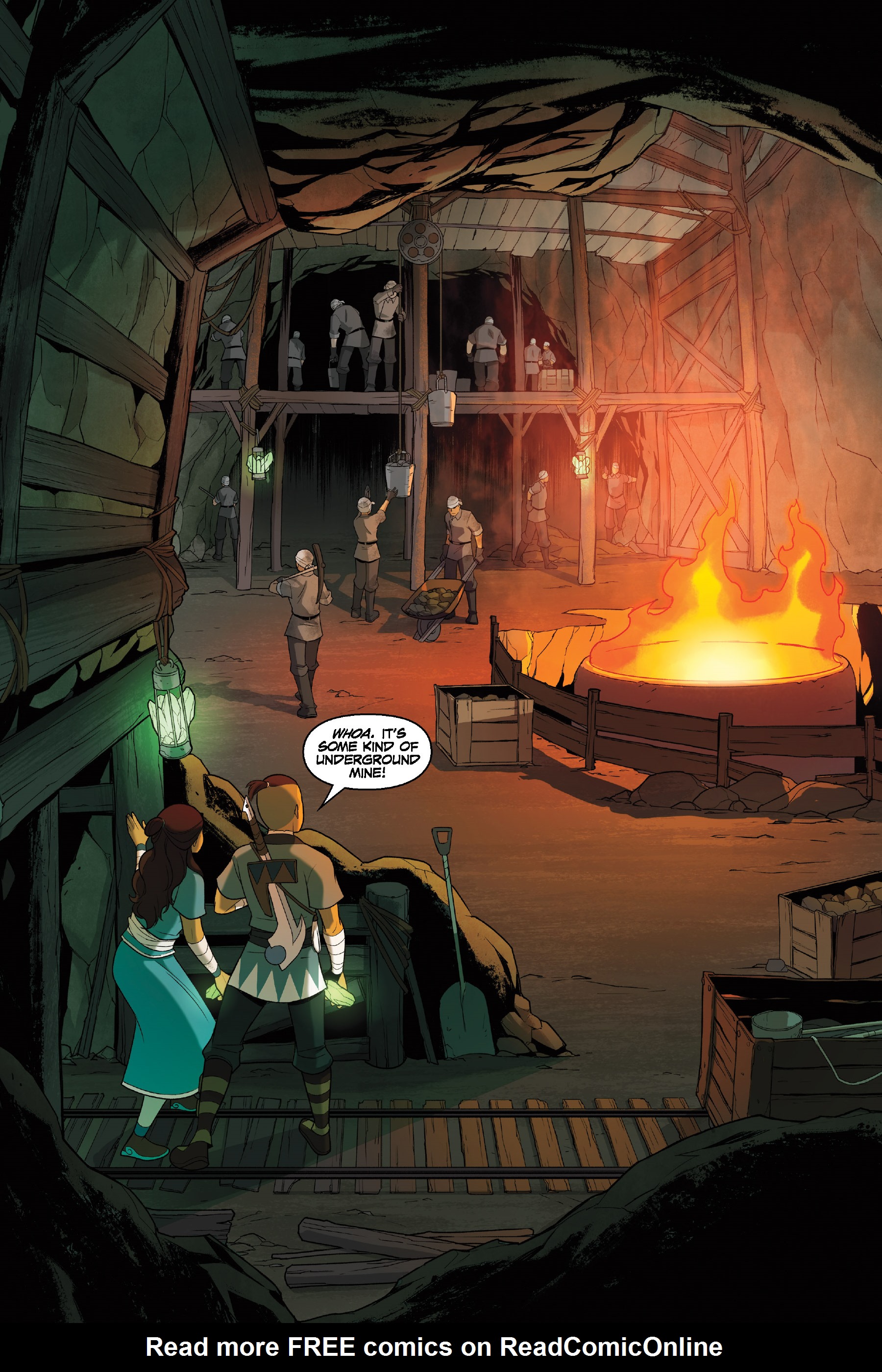 Read online Nickelodeon Avatar: The Last Airbender - The Rift comic -  Issue # _Omnibus (Part 2) - 14