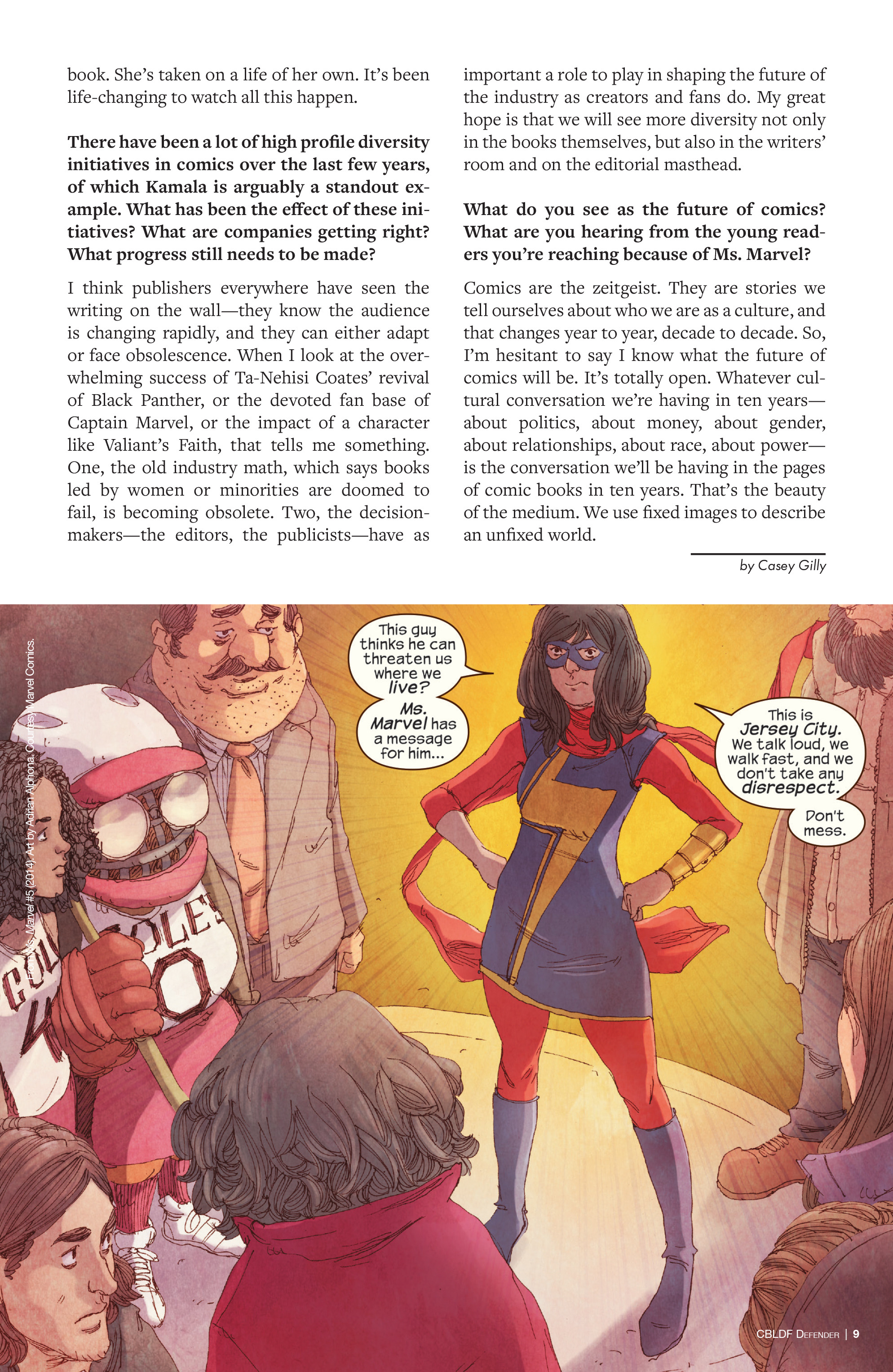 Read online CBLDF Defender Vol. 2 comic -  Issue #1 - 9