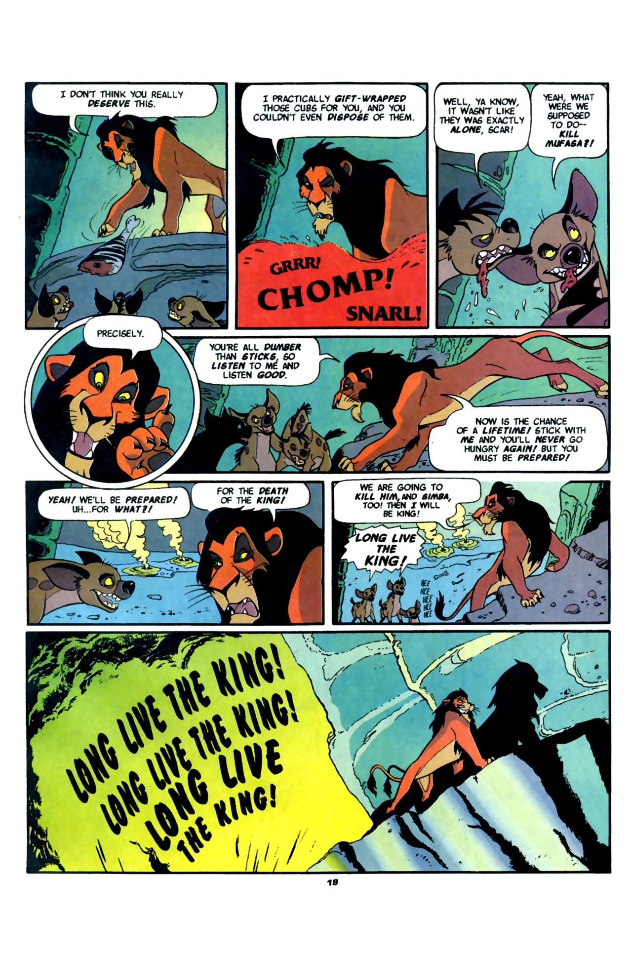 Read online Disney's The Lion King comic -  Issue #1 - 21