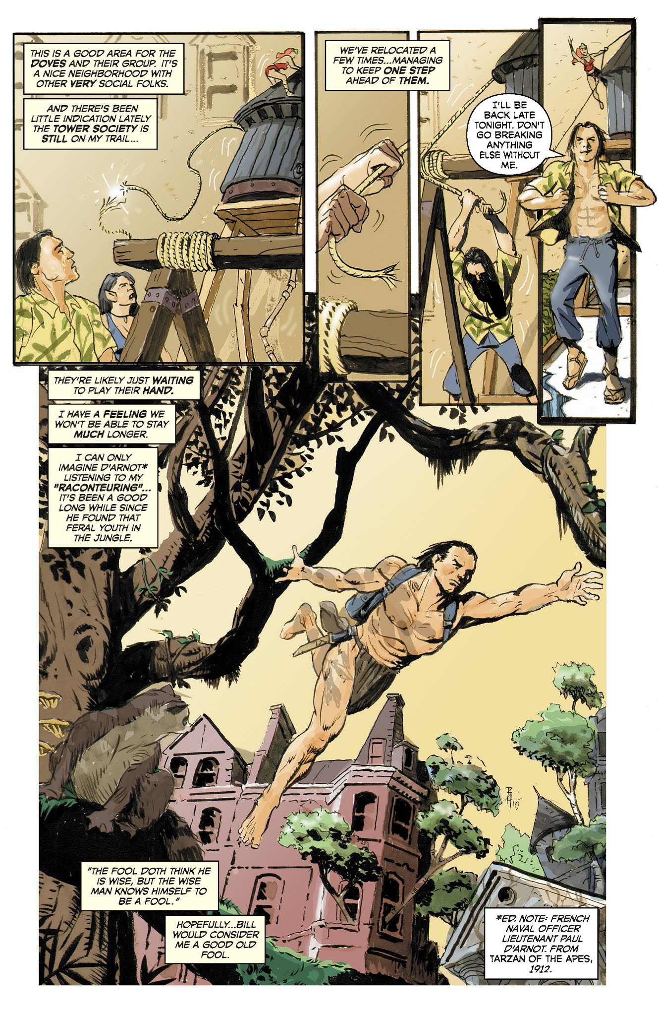 Read online The Once and Future Tarzan comic -  Issue # TPB - 33