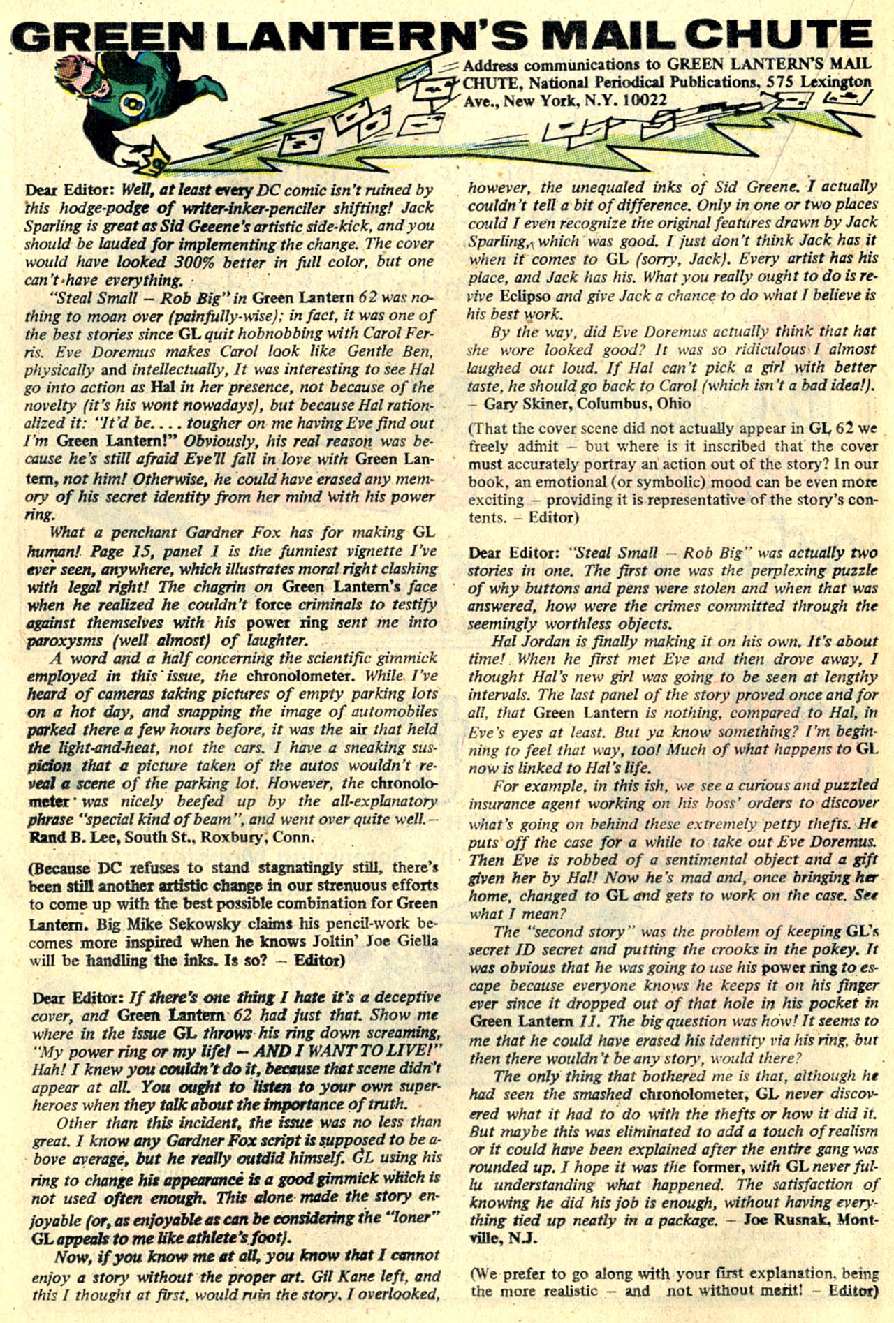 Read online Green Lantern (1960) comic -  Issue #65 - 23
