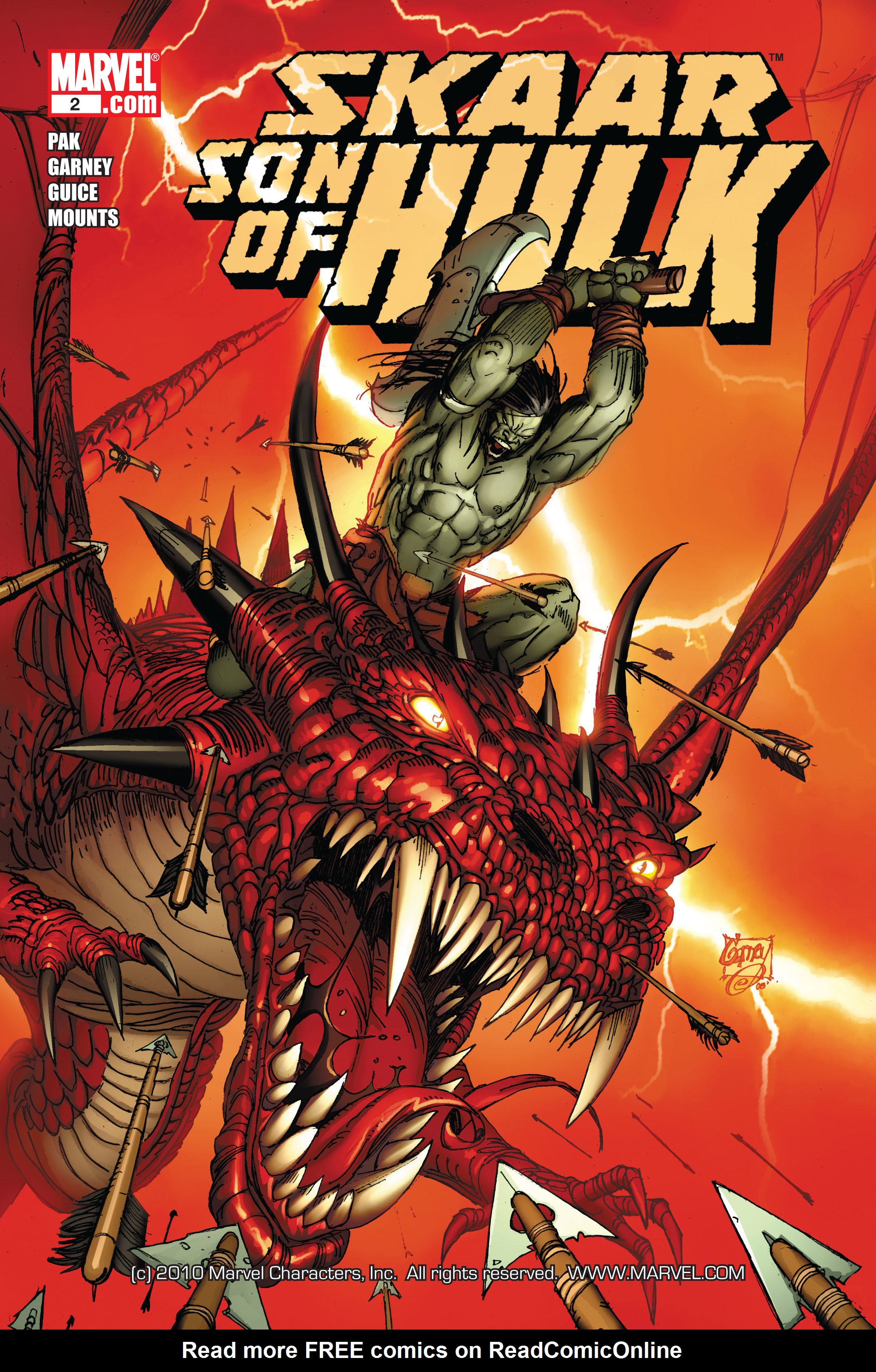 Read online Skaar: Son of Hulk comic -  Issue #2 - 1
