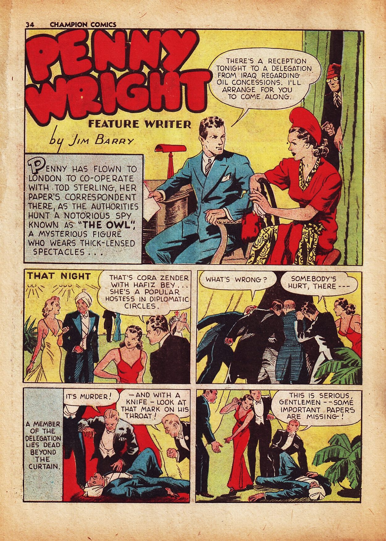 Read online Champion Comics comic -  Issue #5 - 36