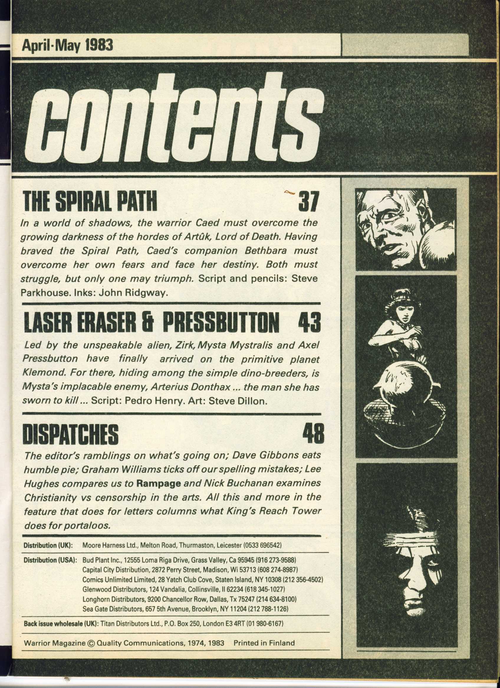 Read online Warrior comic -  Issue #10 - 3