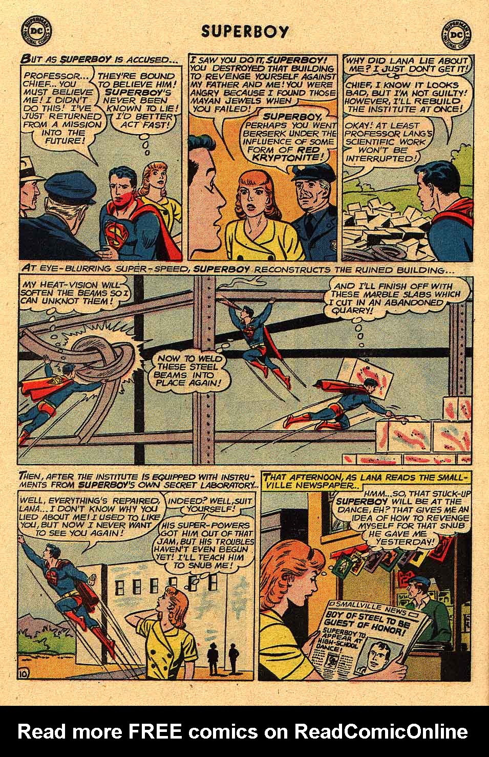 Read online Superboy (1949) comic -  Issue #110 - 11