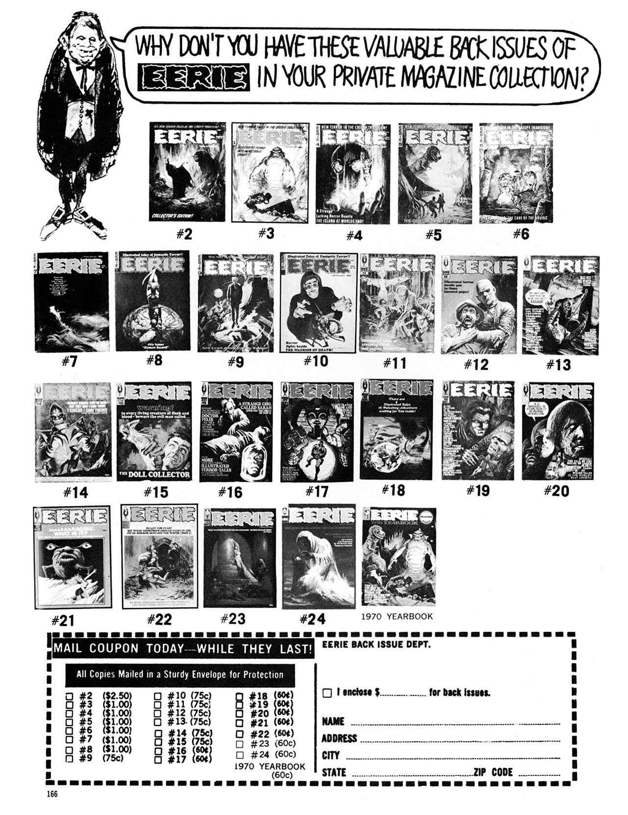 Read online Eerie Archives comic -  Issue # TPB 5 - 167