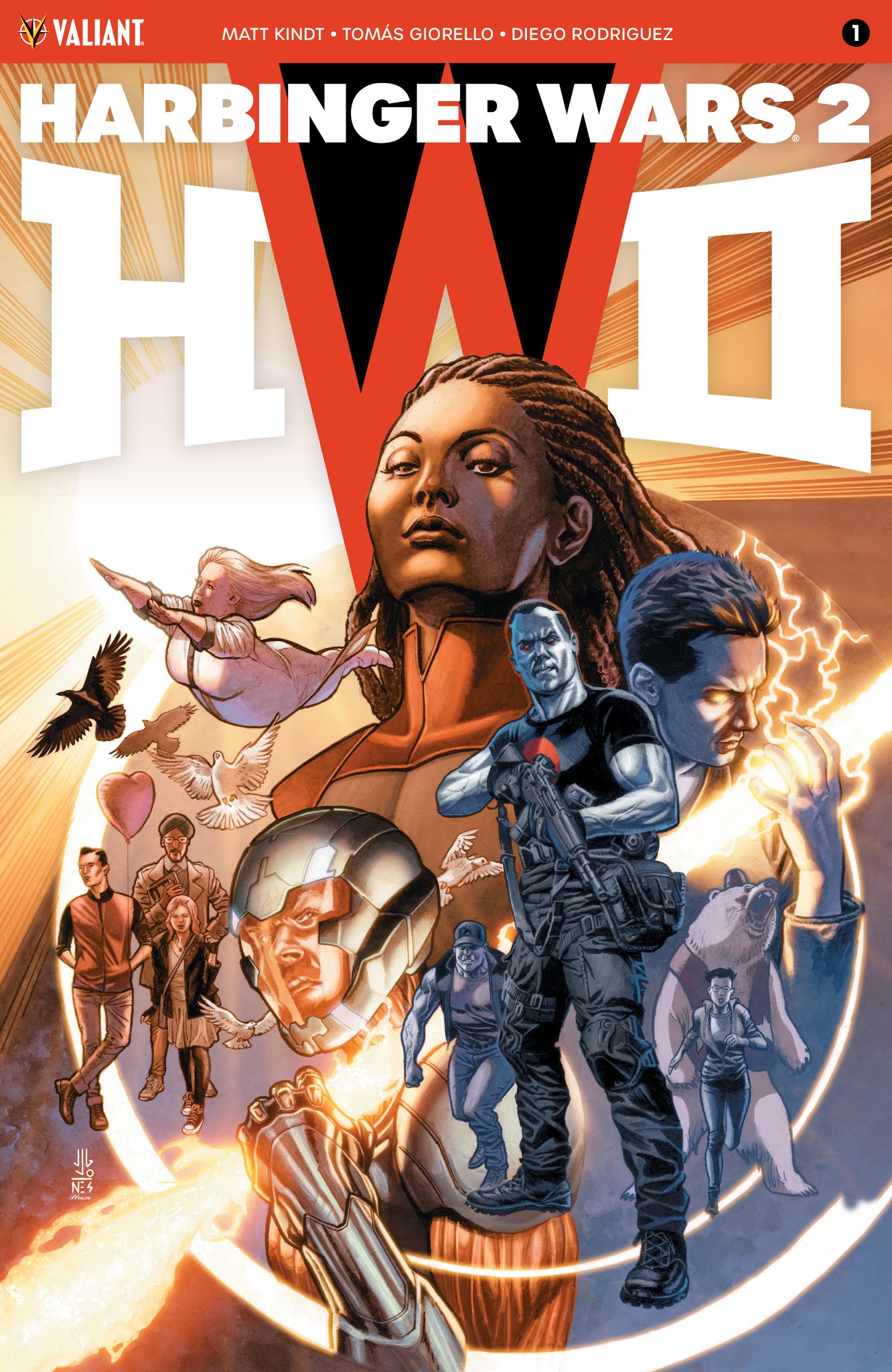Read online Harbinger Wars 2 comic -  Issue #1 - 1