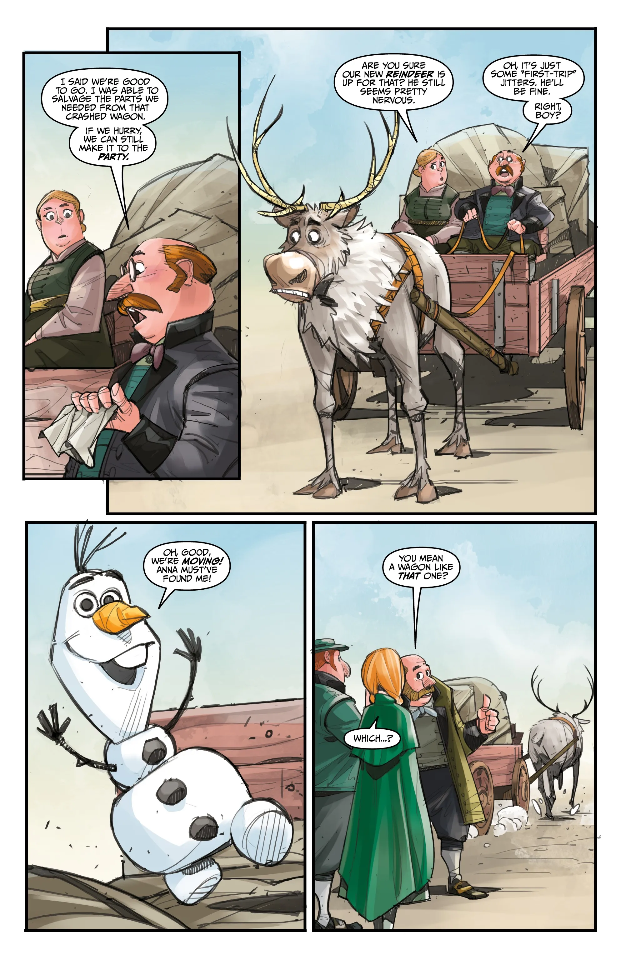 Read online Disney Frozen: Reunion Road comic - Issue #2