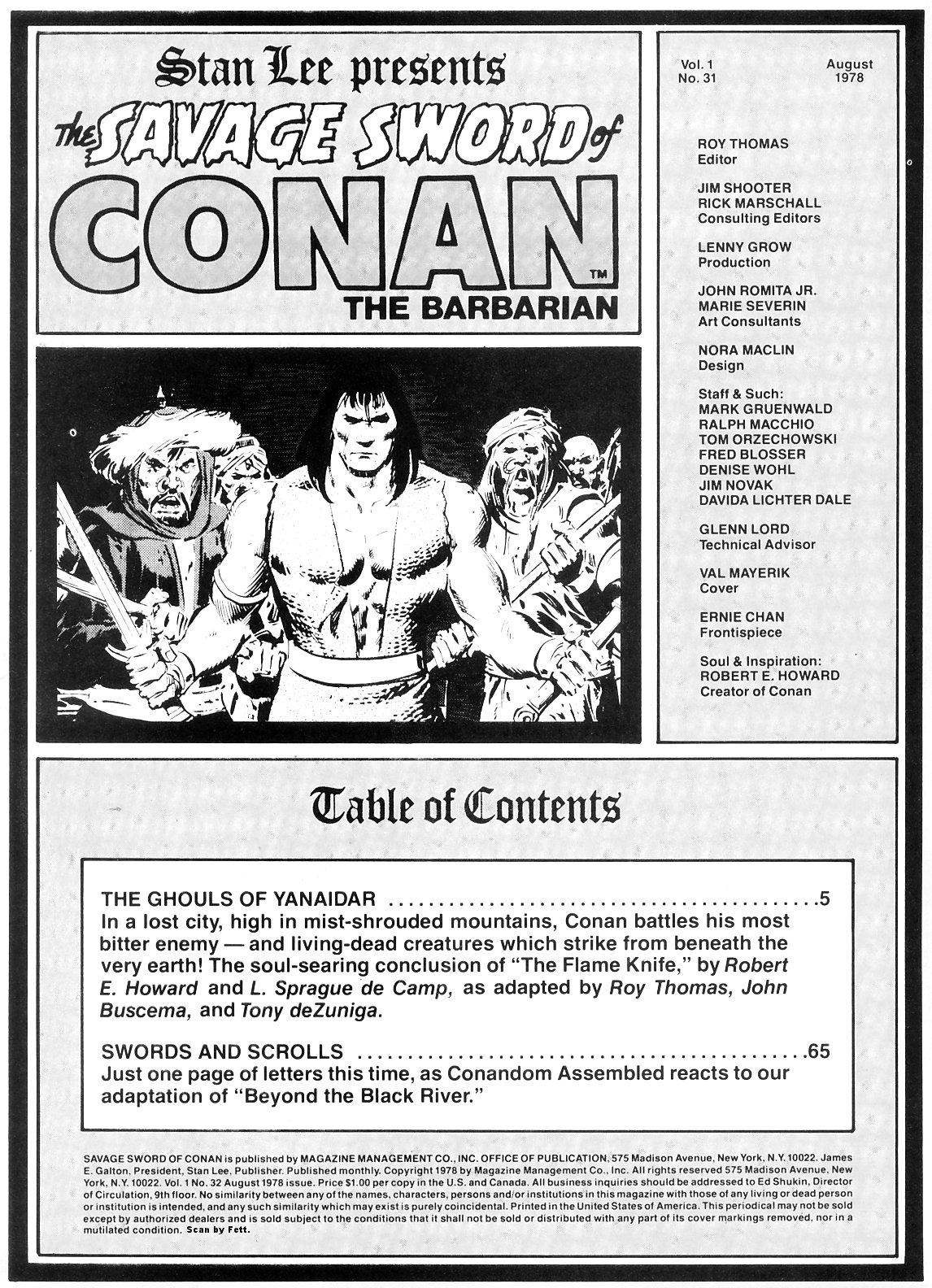 Read online The Savage Sword Of Conan comic -  Issue #32 - 2