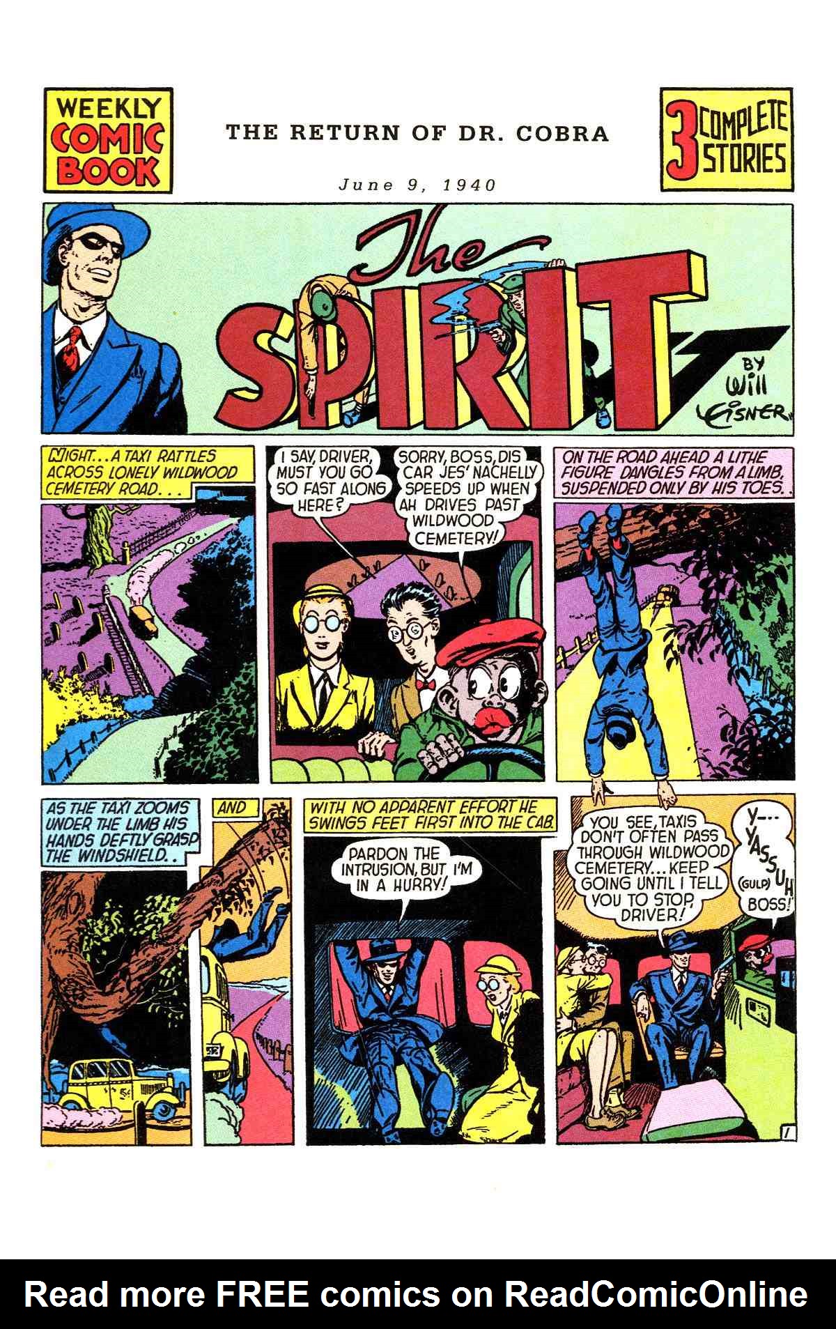 Read online Will Eisner's The Spirit Archives comic -  Issue # TPB 1 (Part 1) - 9