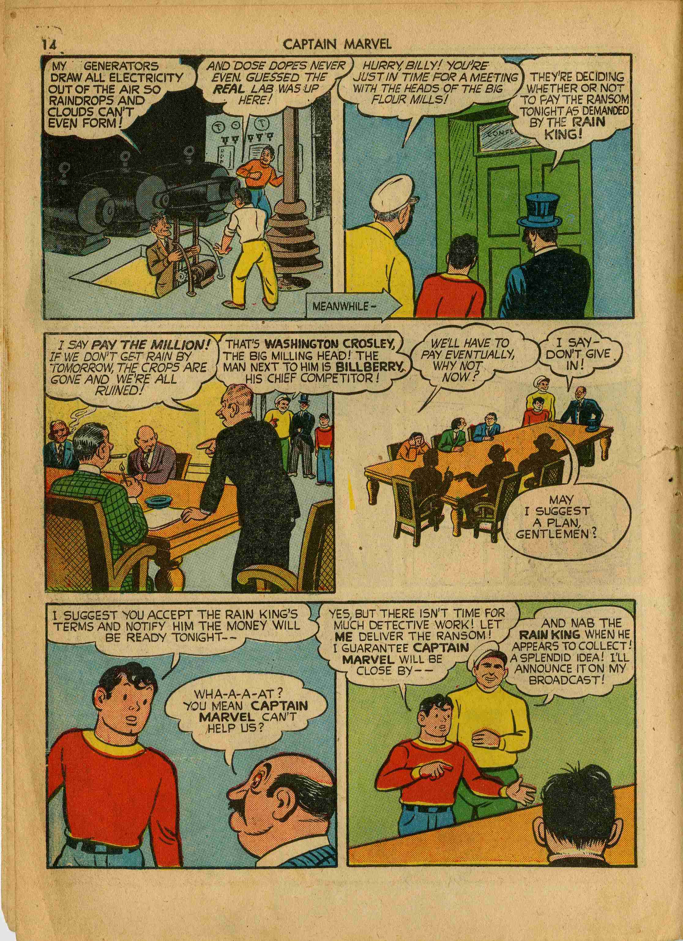 Read online Captain Marvel Adventures comic -  Issue #24 - 14