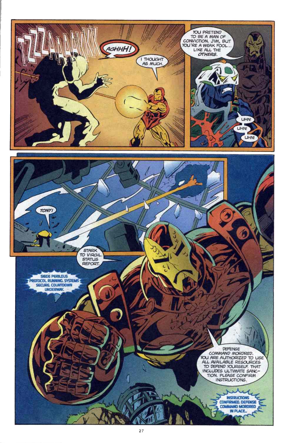 Read online War Machine (1994) comic -  Issue #22 - 18