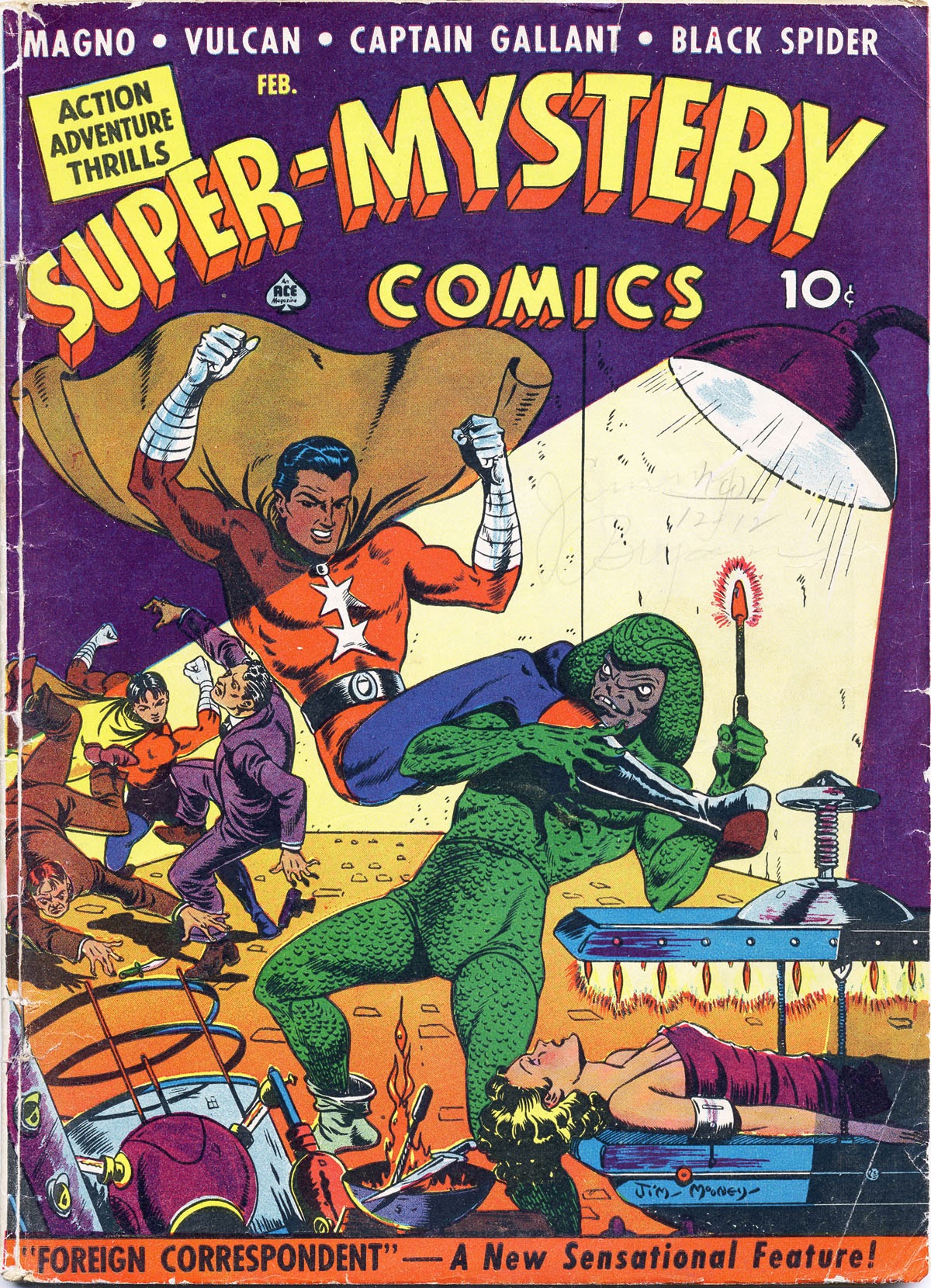 Read online Super-Mystery Comics comic -  Issue #12 - 1