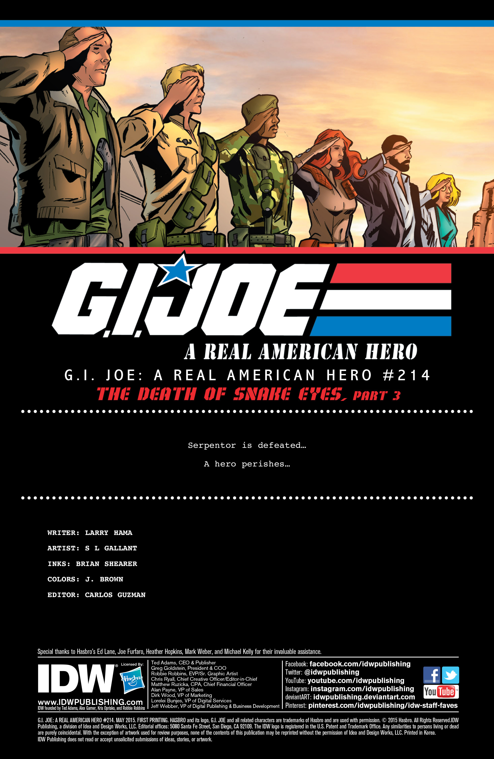 Read online G.I. Joe: A Real American Hero comic -  Issue #214 - 2