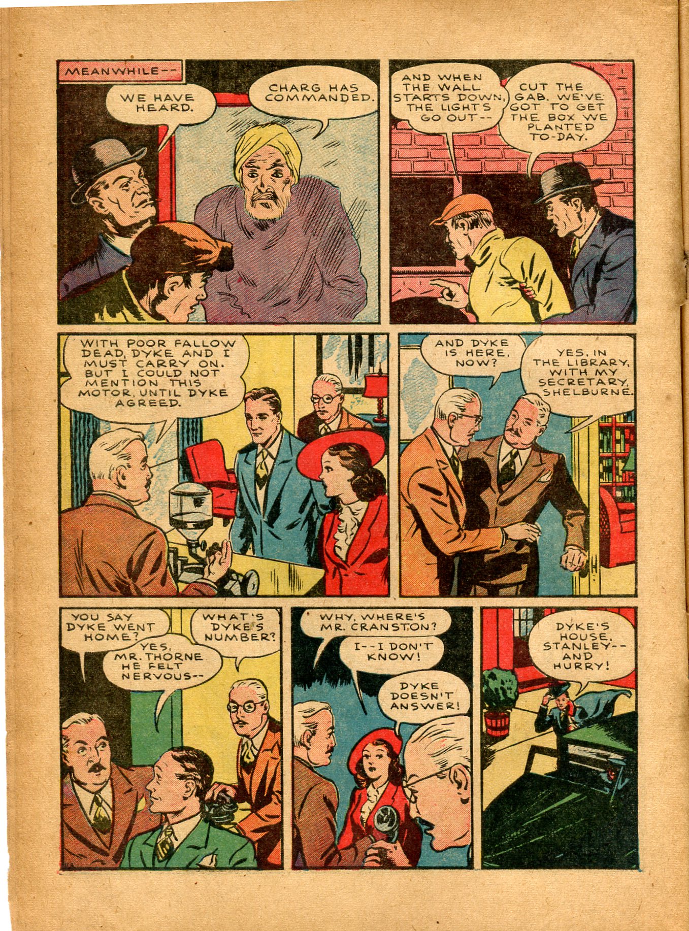 Read online Shadow Comics comic -  Issue #8 - 8