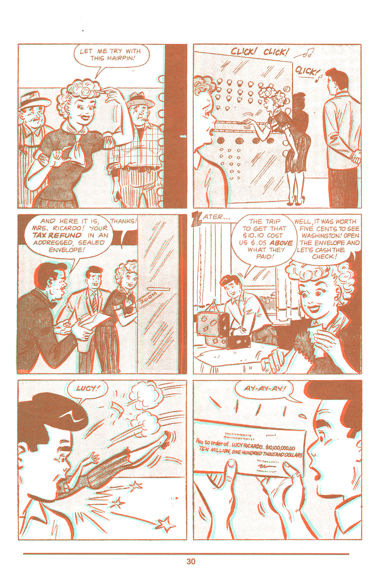 Read online I Love Lucy in 3-D comic -  Issue # Full - 32