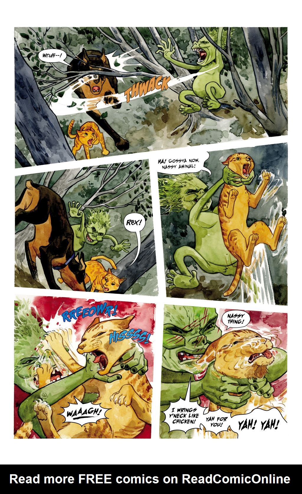 Read online Beasts of Burden: Neighborhood Watch comic -  Issue # Full - 6