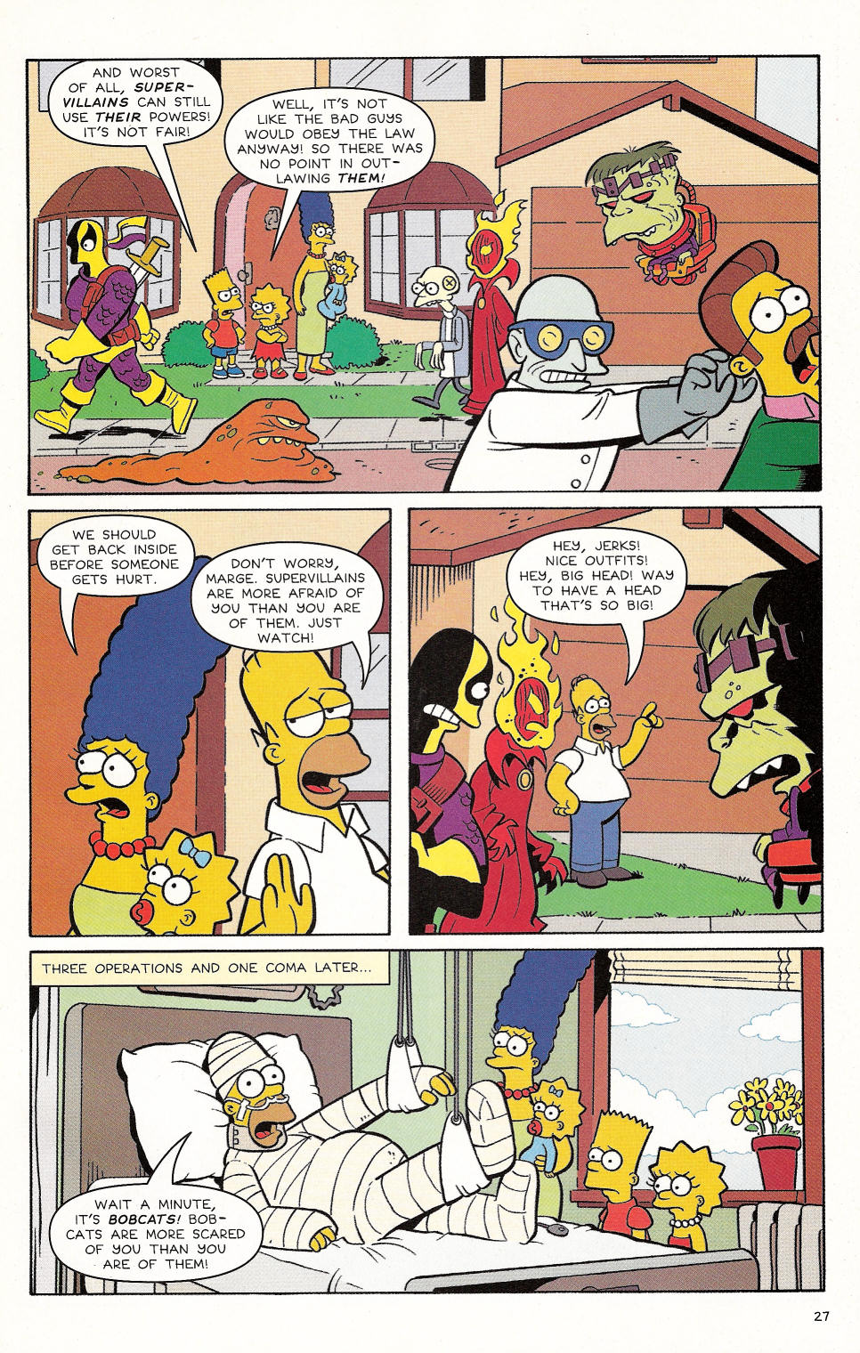 Read online Bongo Comics Presents Simpsons Super Spectacular comic -  Issue #3 - 23