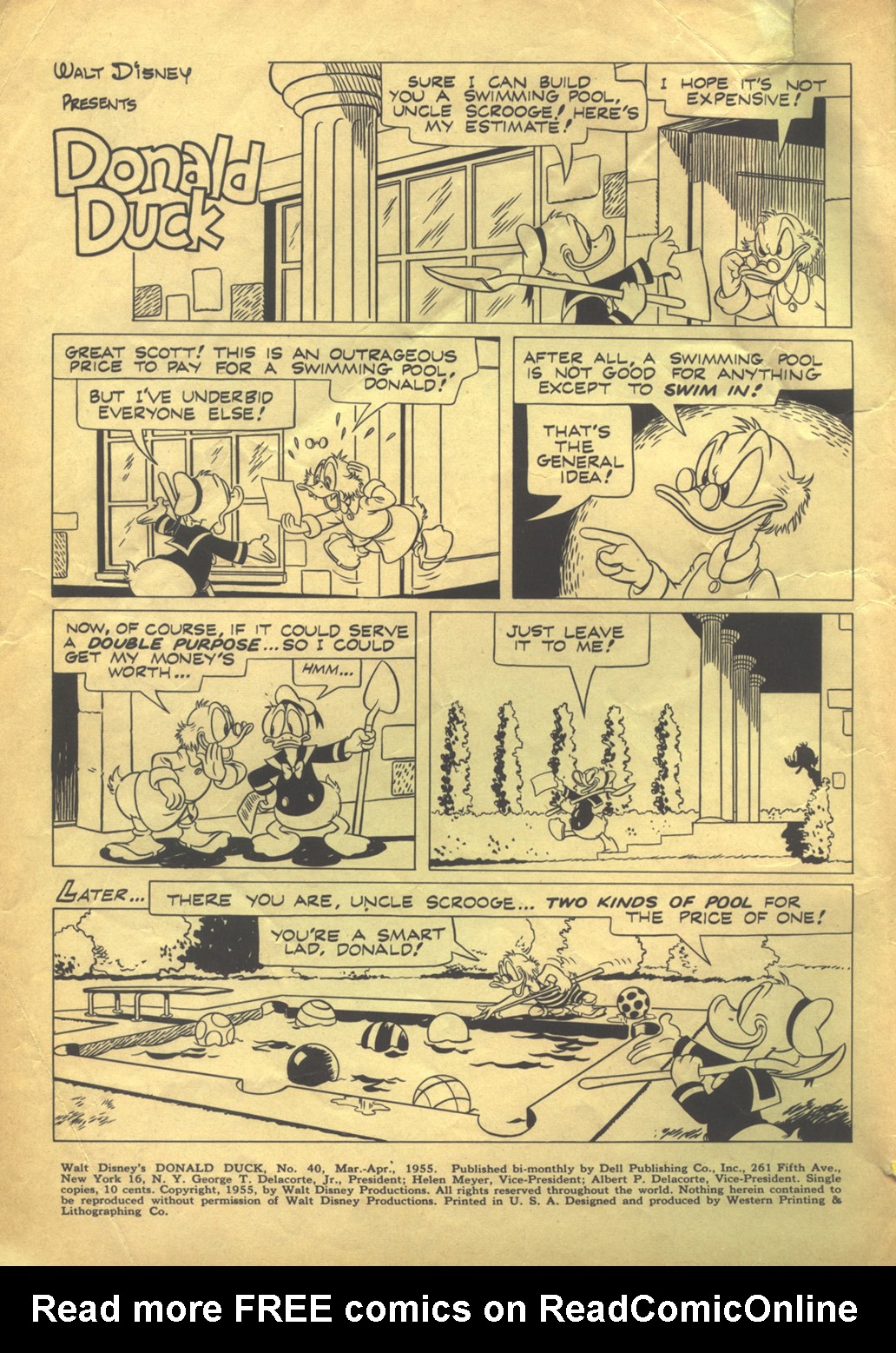 Read online Walt Disney's Donald Duck (1952) comic -  Issue #40 - 2