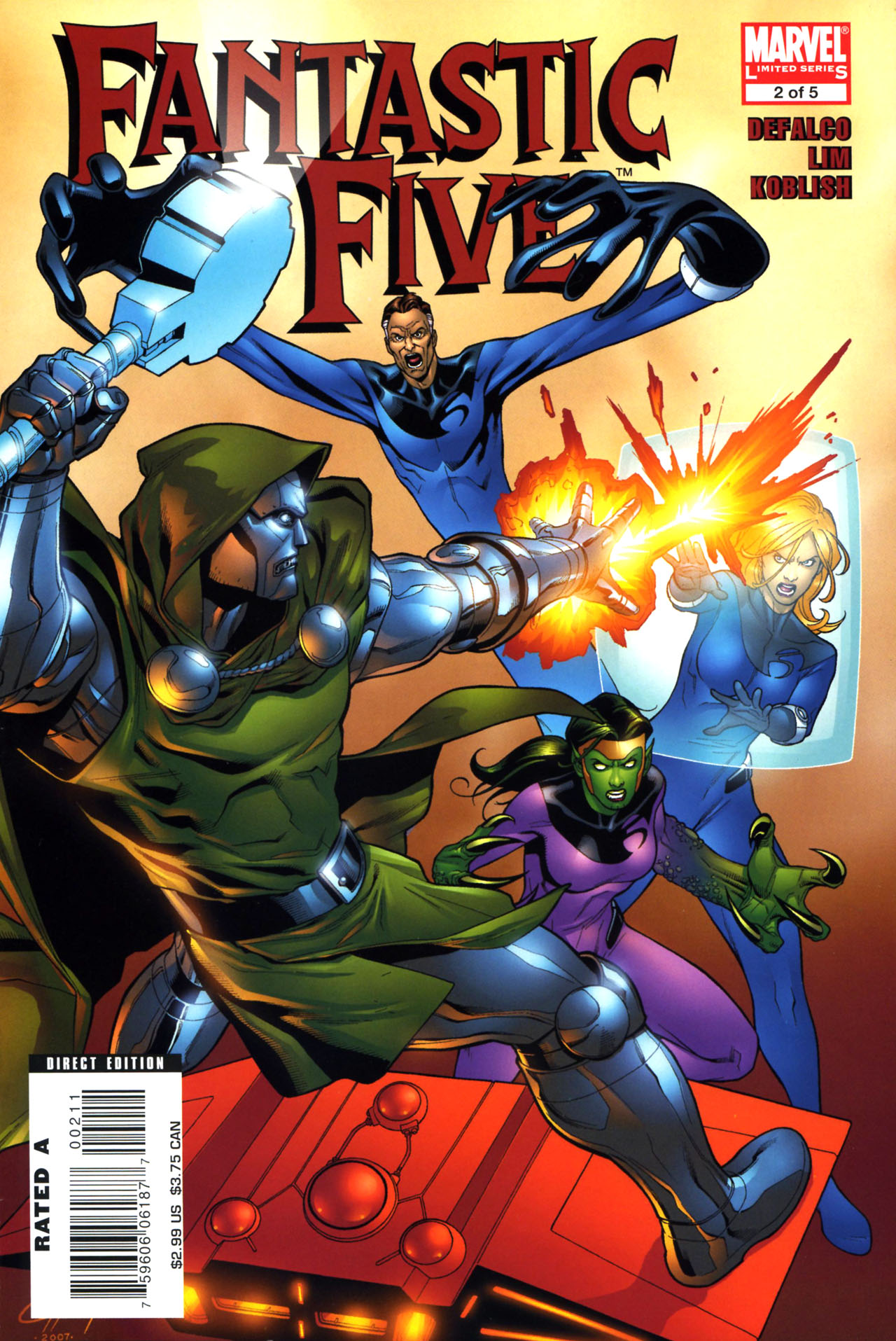 Read online Fantastic Five (2007) comic -  Issue #2 - 1
