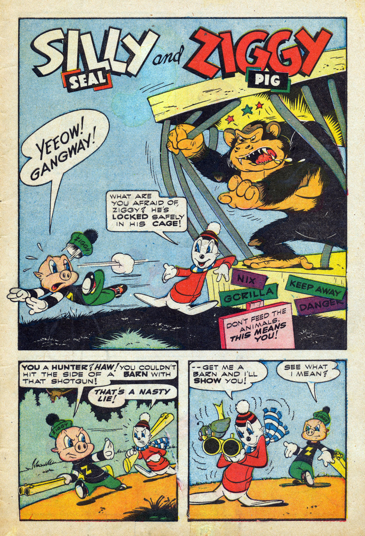 Read online Ziggy Pig-Silly Seal Comics (1944) comic -  Issue #3 - 3