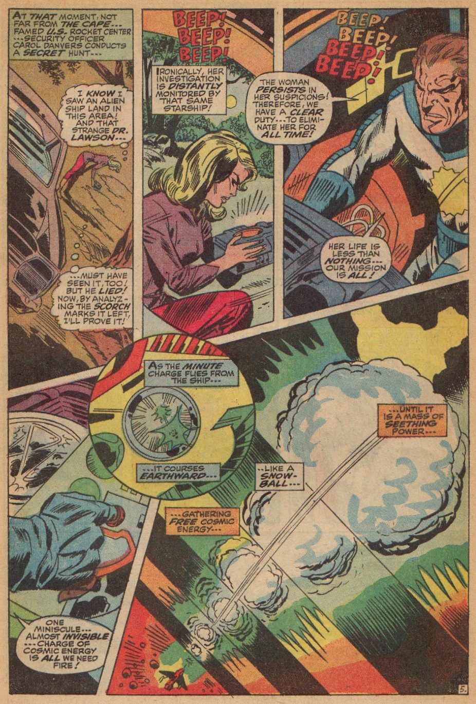 Read online Captain Marvel (1968) comic -  Issue #7 - 6
