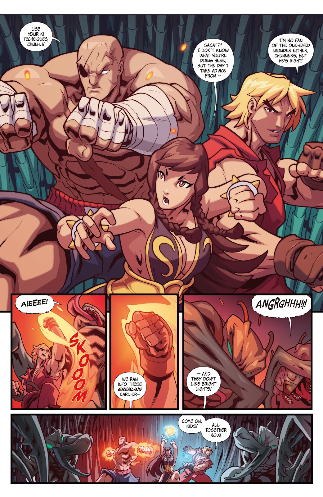 Street Fighter VS Darkstalkers issue 1 - Page 8