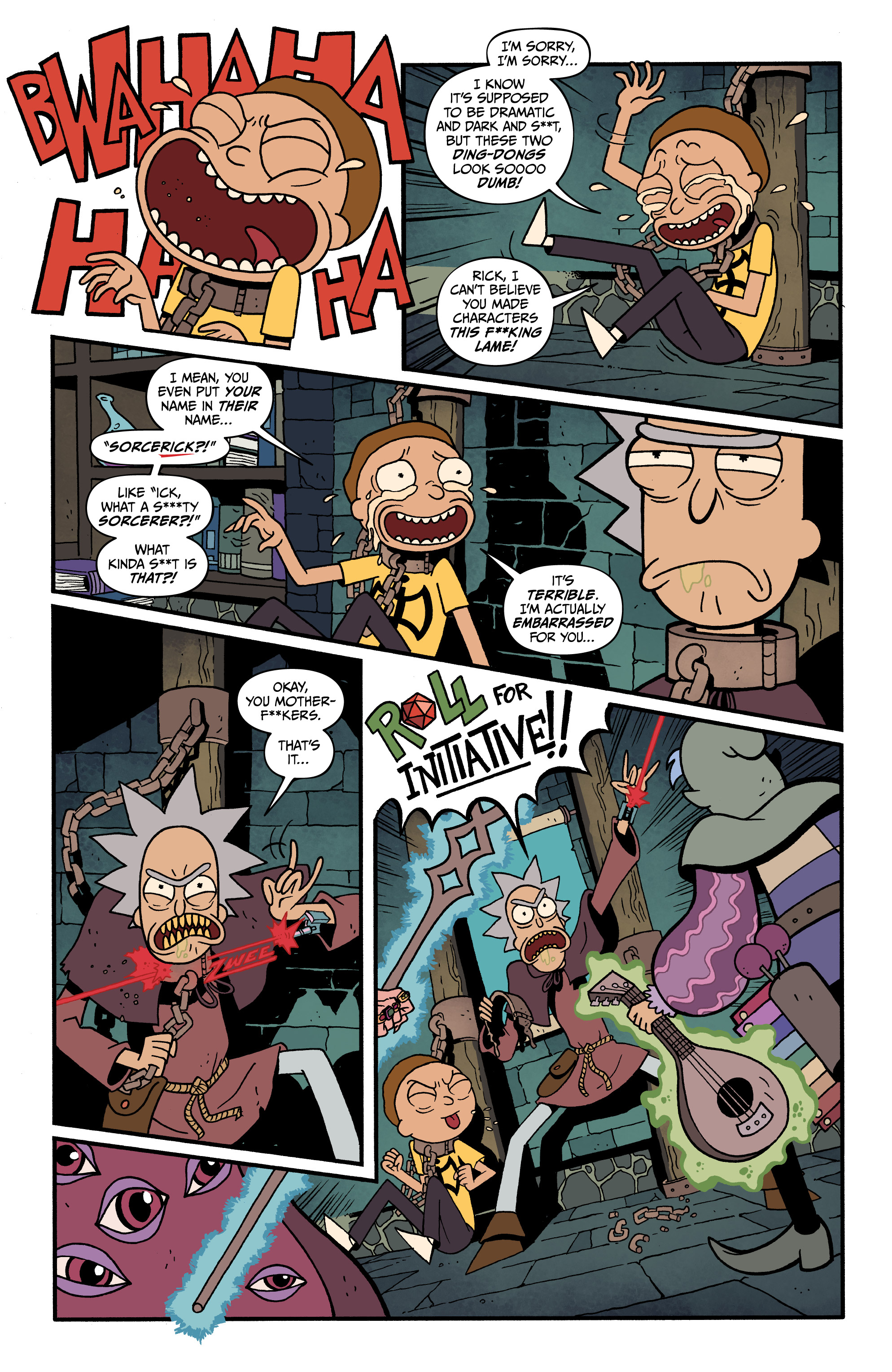 Read online Rick and Morty vs. Dungeons & Dragons II: Painscape comic -  Issue #1 - 19