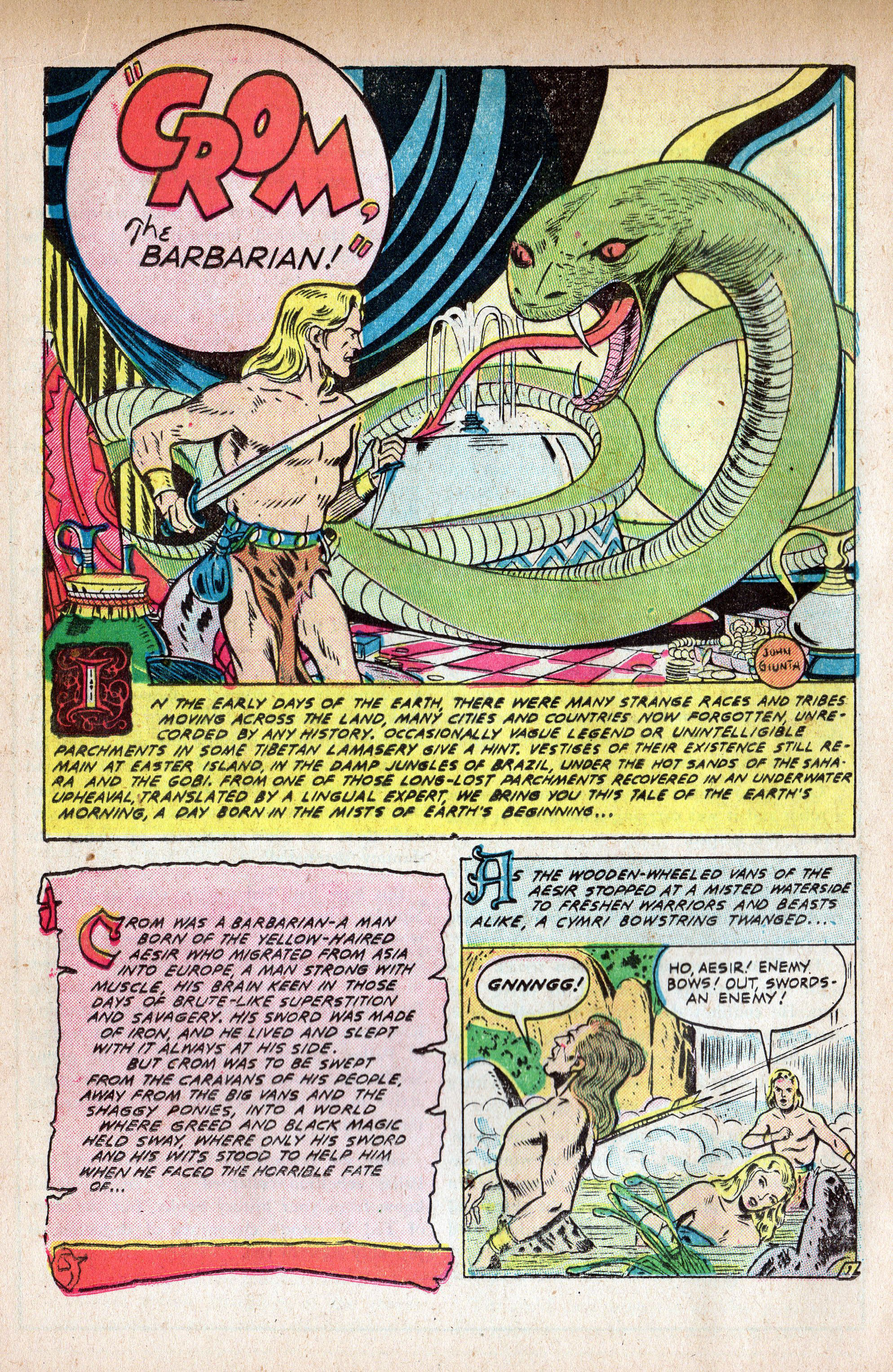 Read online Crom the Barbarian Collection comic -  Issue #1 - 5