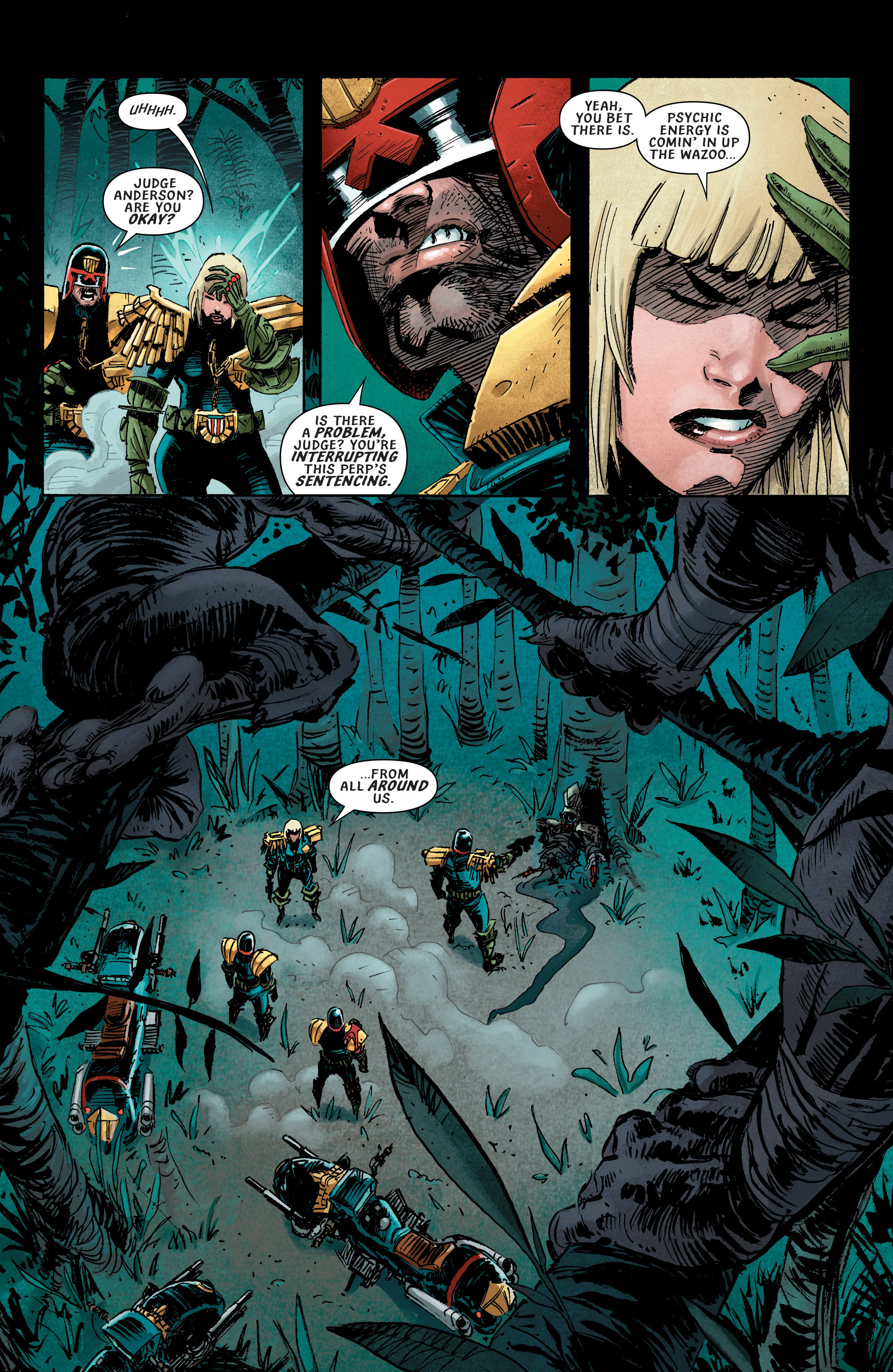 Read online Predator Vs. Judge Dredd Vs. Aliens comic -  Issue #2 - 12