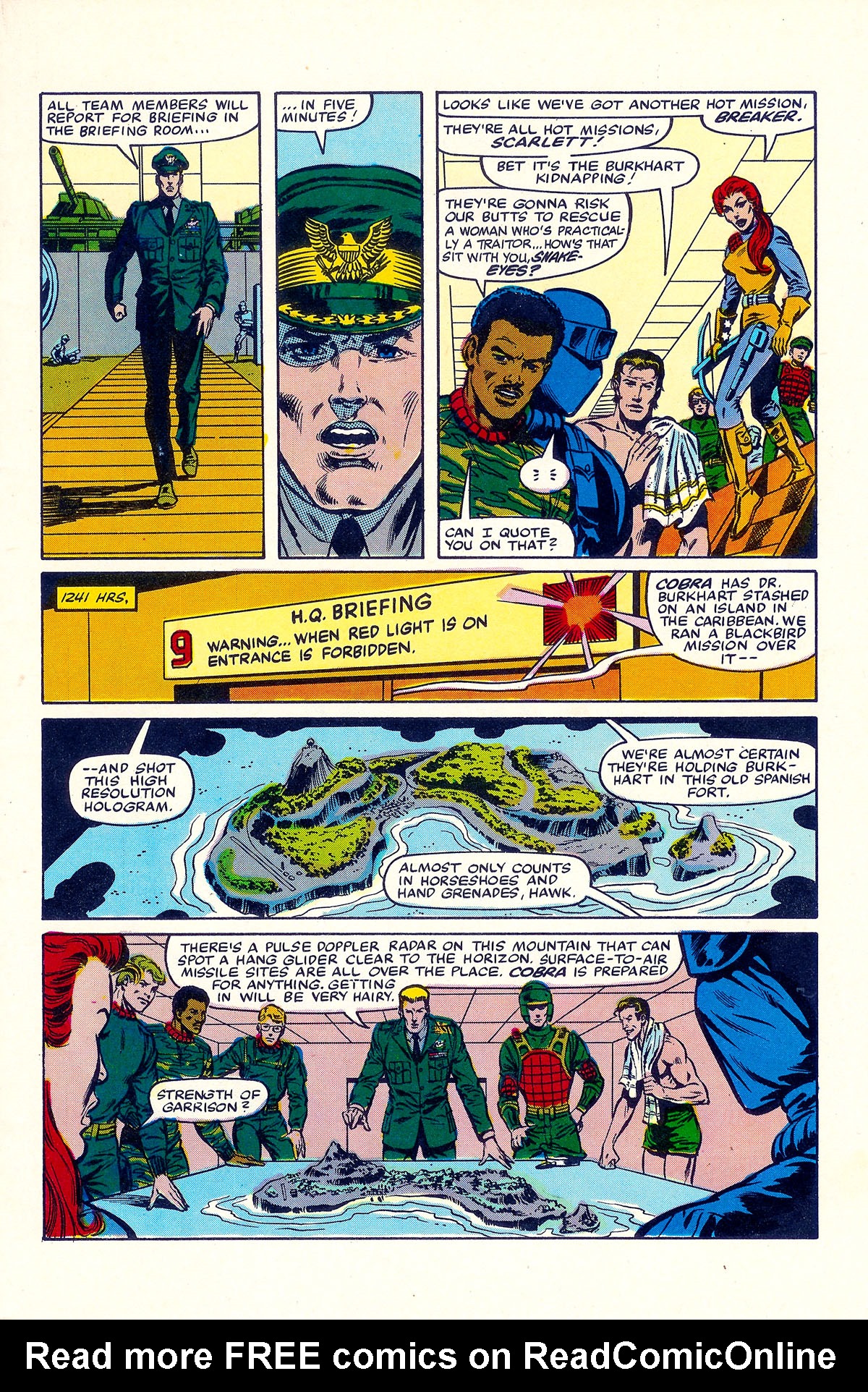 Read online G.I. Joe Yearbook comic -  Issue #1 - 11