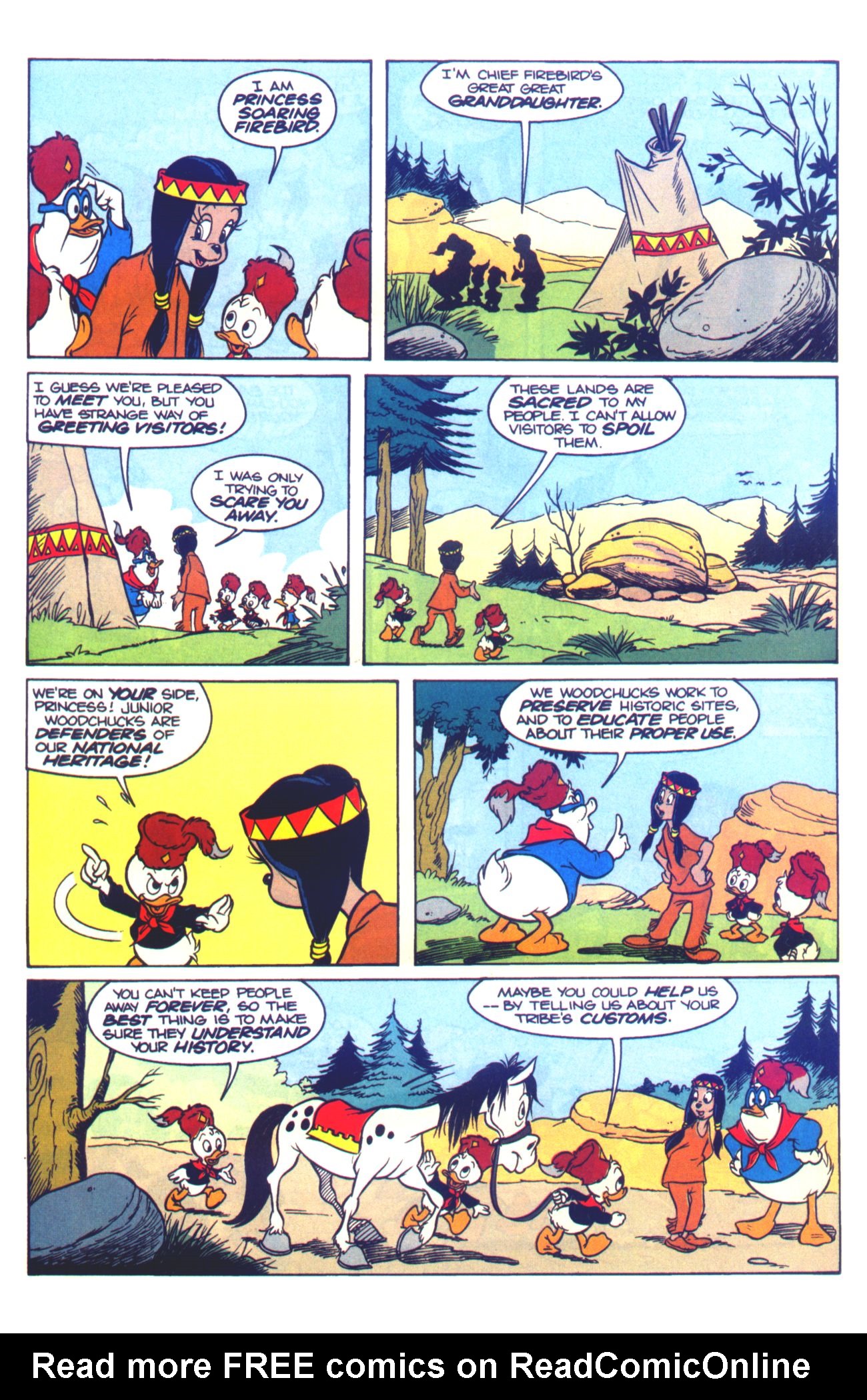 Read online Walt Disney's Junior Woodchucks Limited Series comic -  Issue #2 - 19
