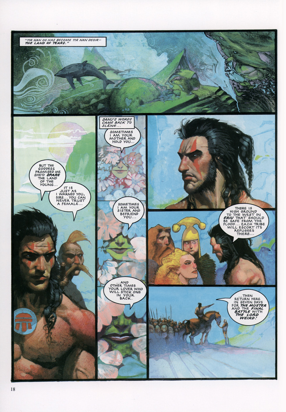 Read online Slaine: The Horned God (1993) comic -  Issue #5 - 19