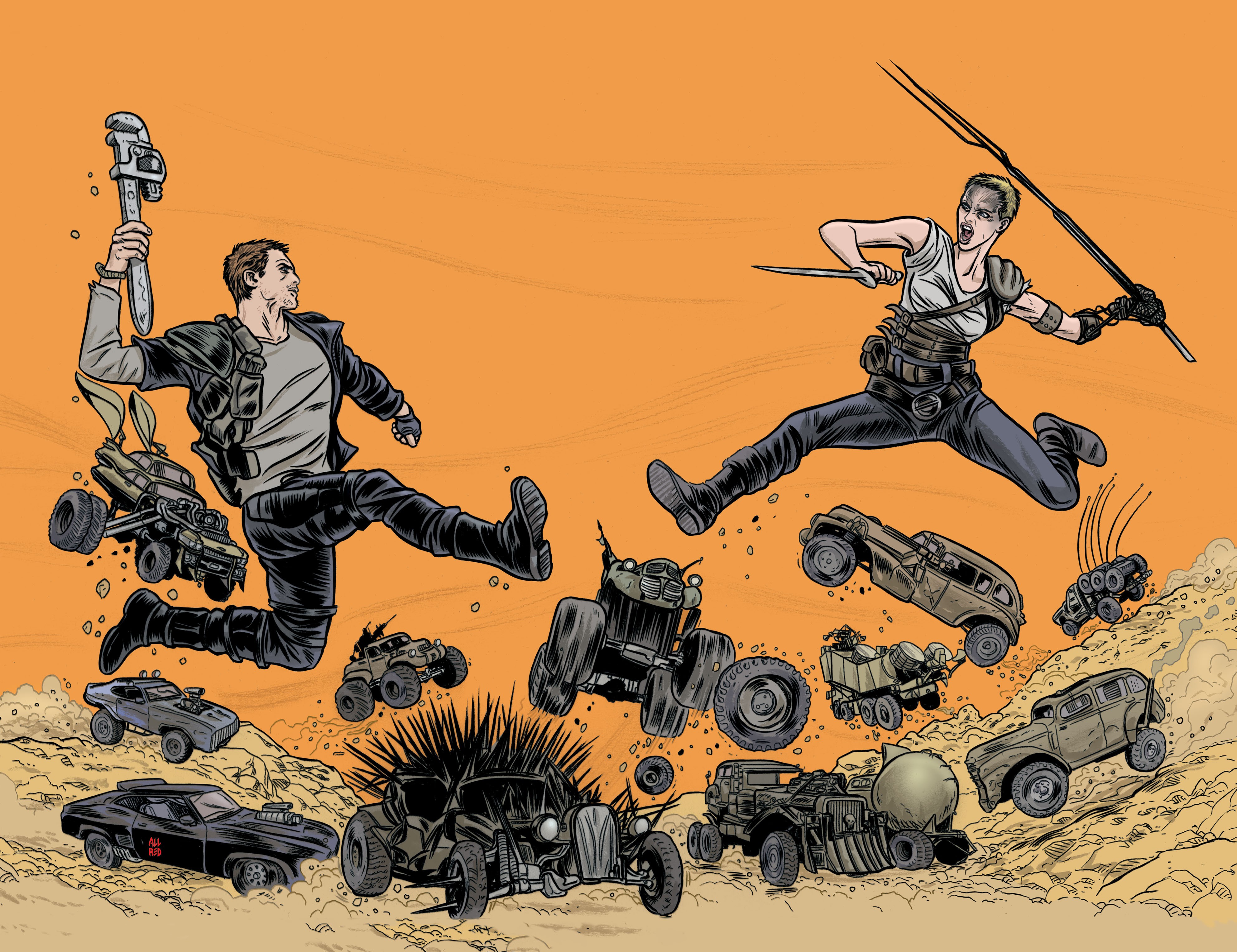 Read online Mad Max: Fury Road Inspired Artists Deluxe Edition comic -  Issue # TPB - 14