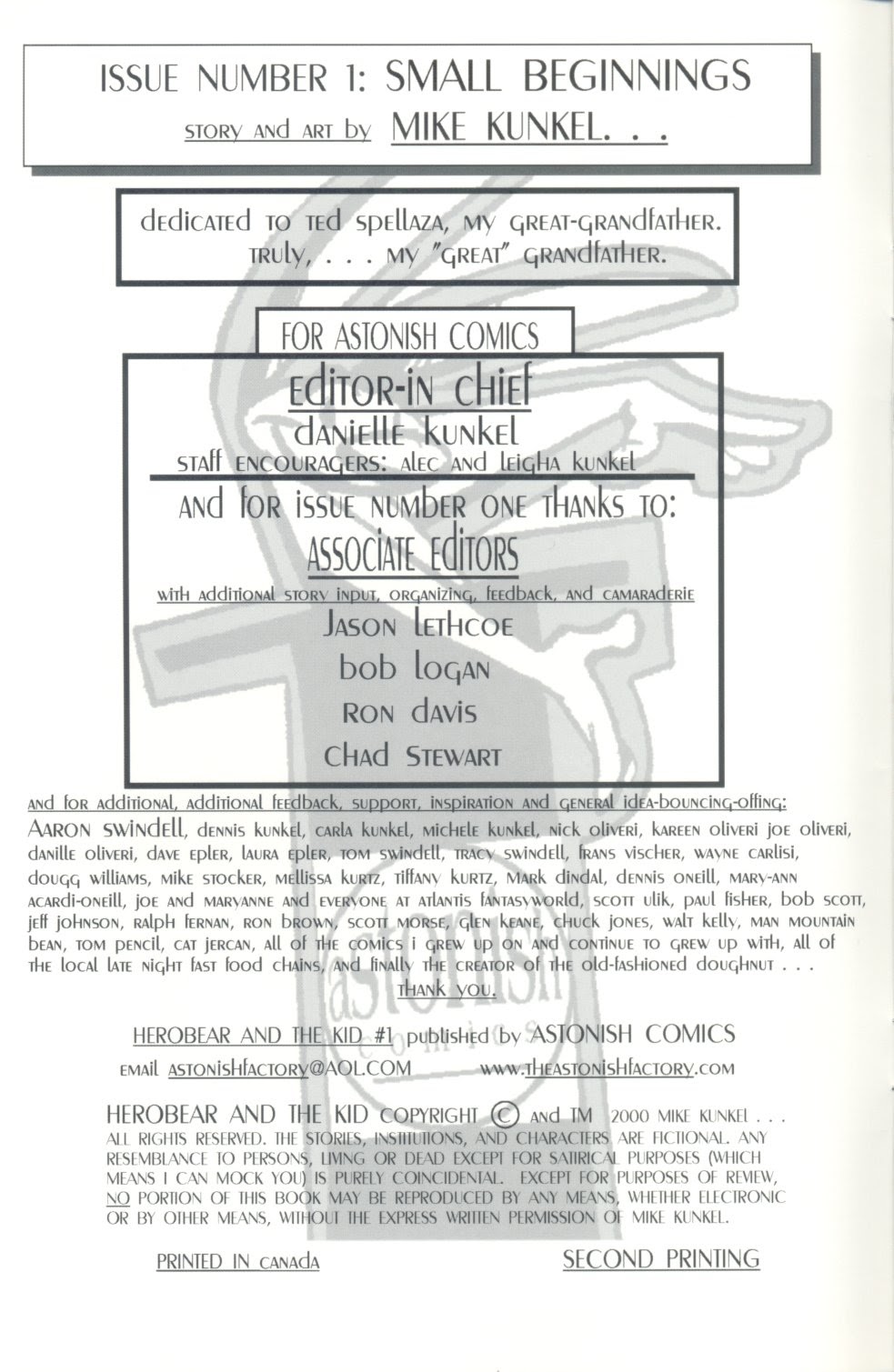 Read online Herobear And The Kid (1999) comic -  Issue #1 - 2