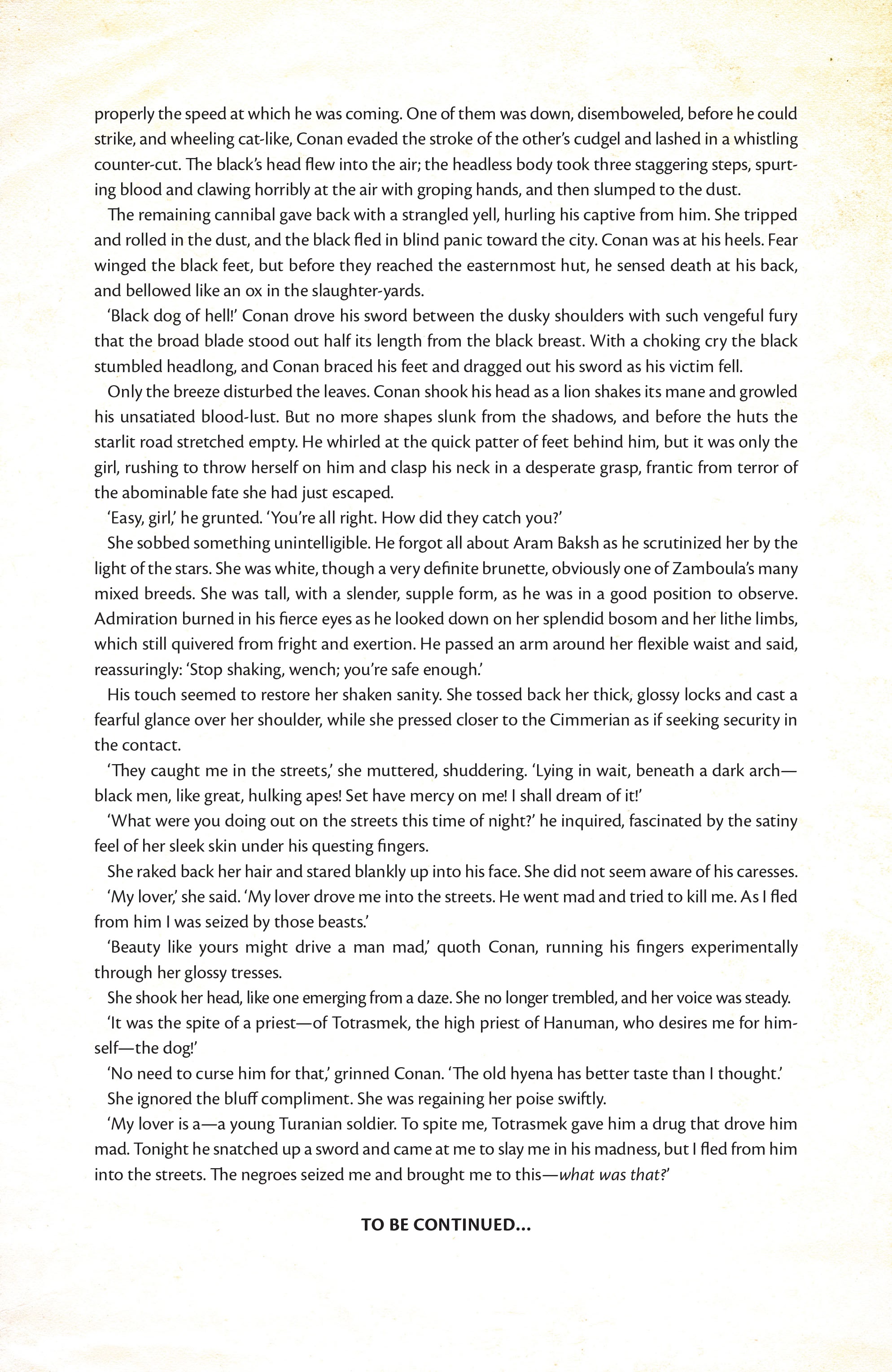 Read online The Cimmerian: The Man-Eaters Of Zamboula comic -  Issue #1 - 31