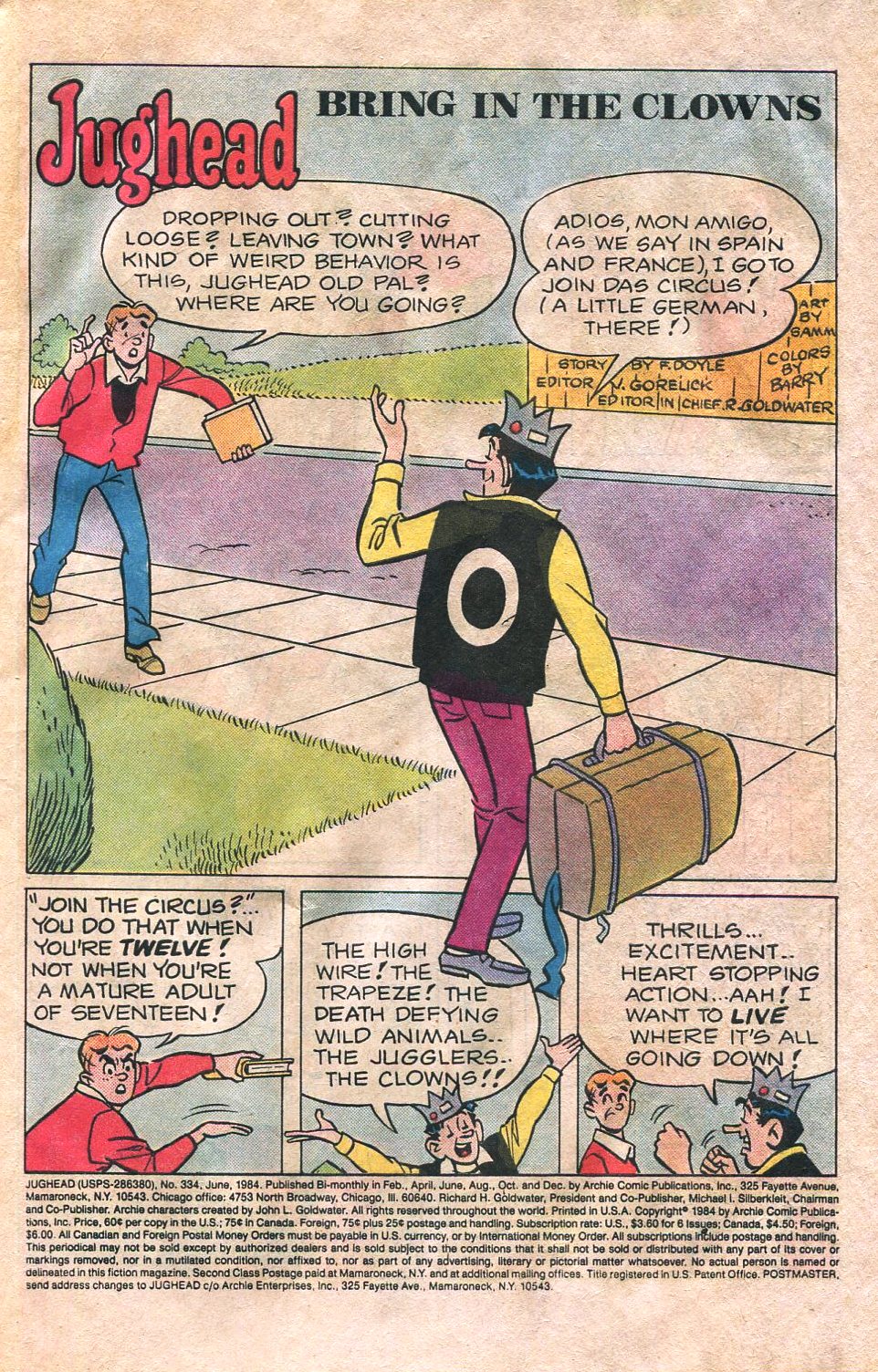 Read online Jughead (1965) comic -  Issue #334 - 3