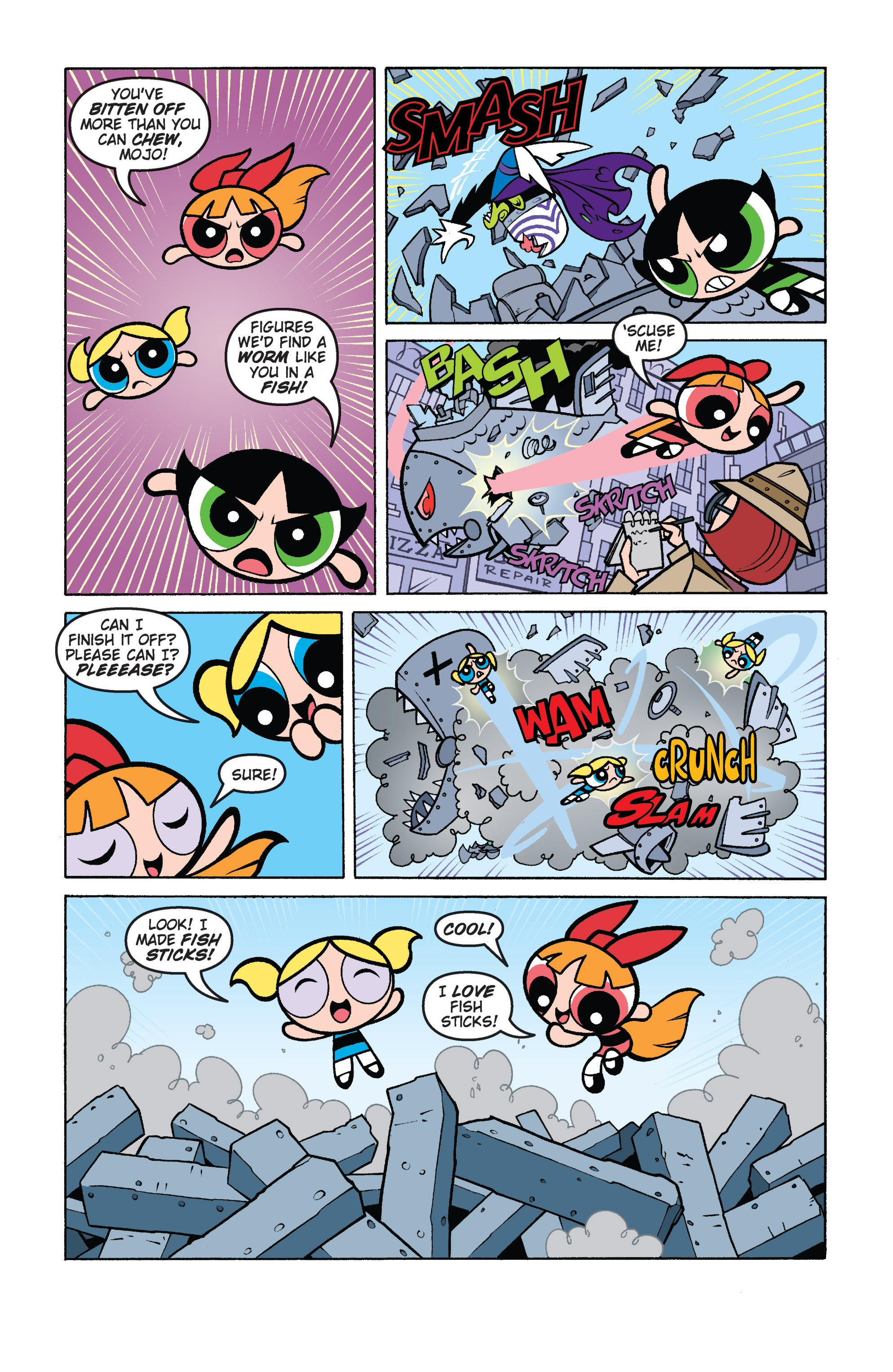 Read online Powerpuff Girls Classics comic -  Issue # TPB 5 - 127