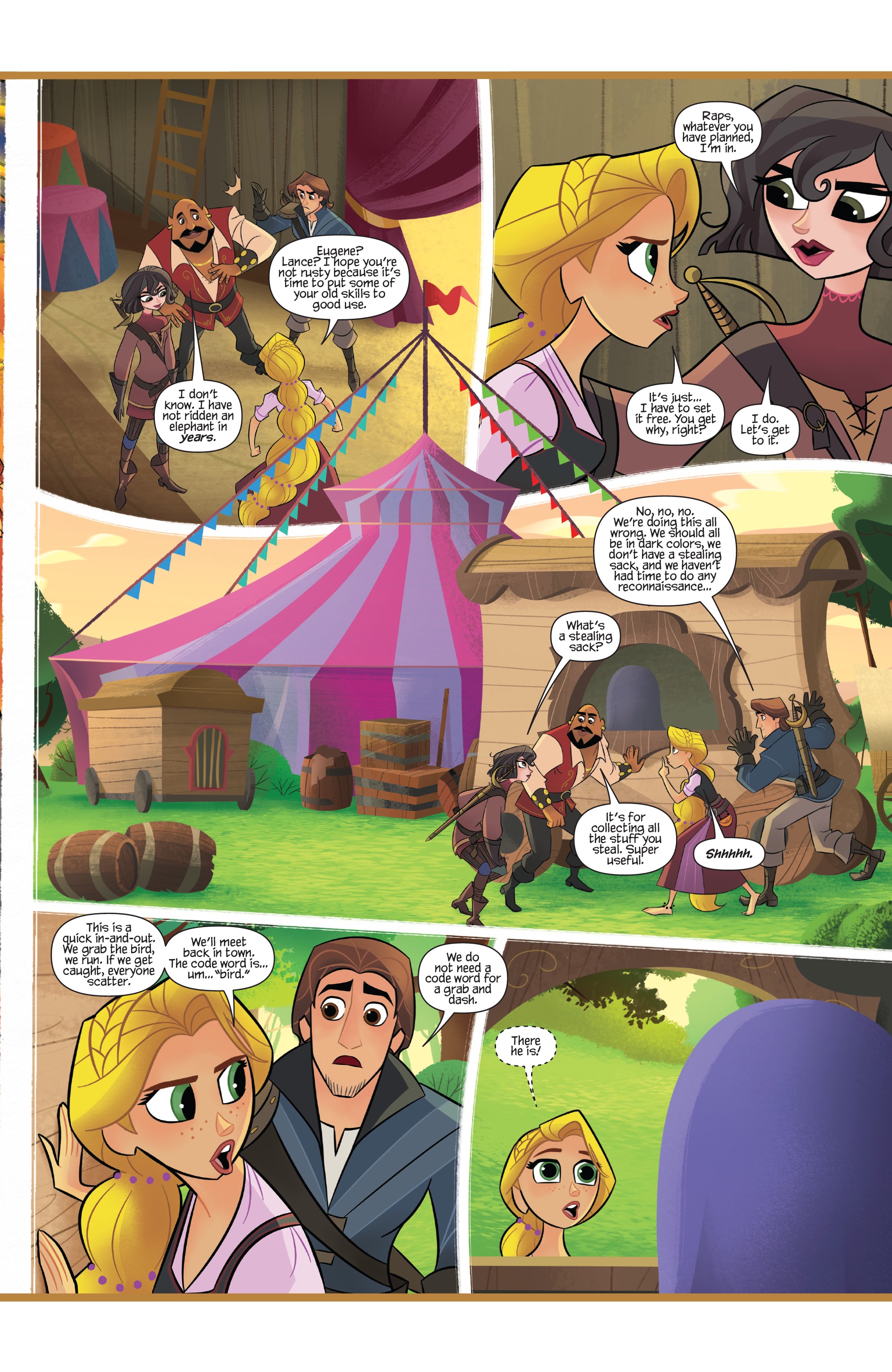 Read online Tangled: The Series: Hair and Now comic -  Issue #2 - 10