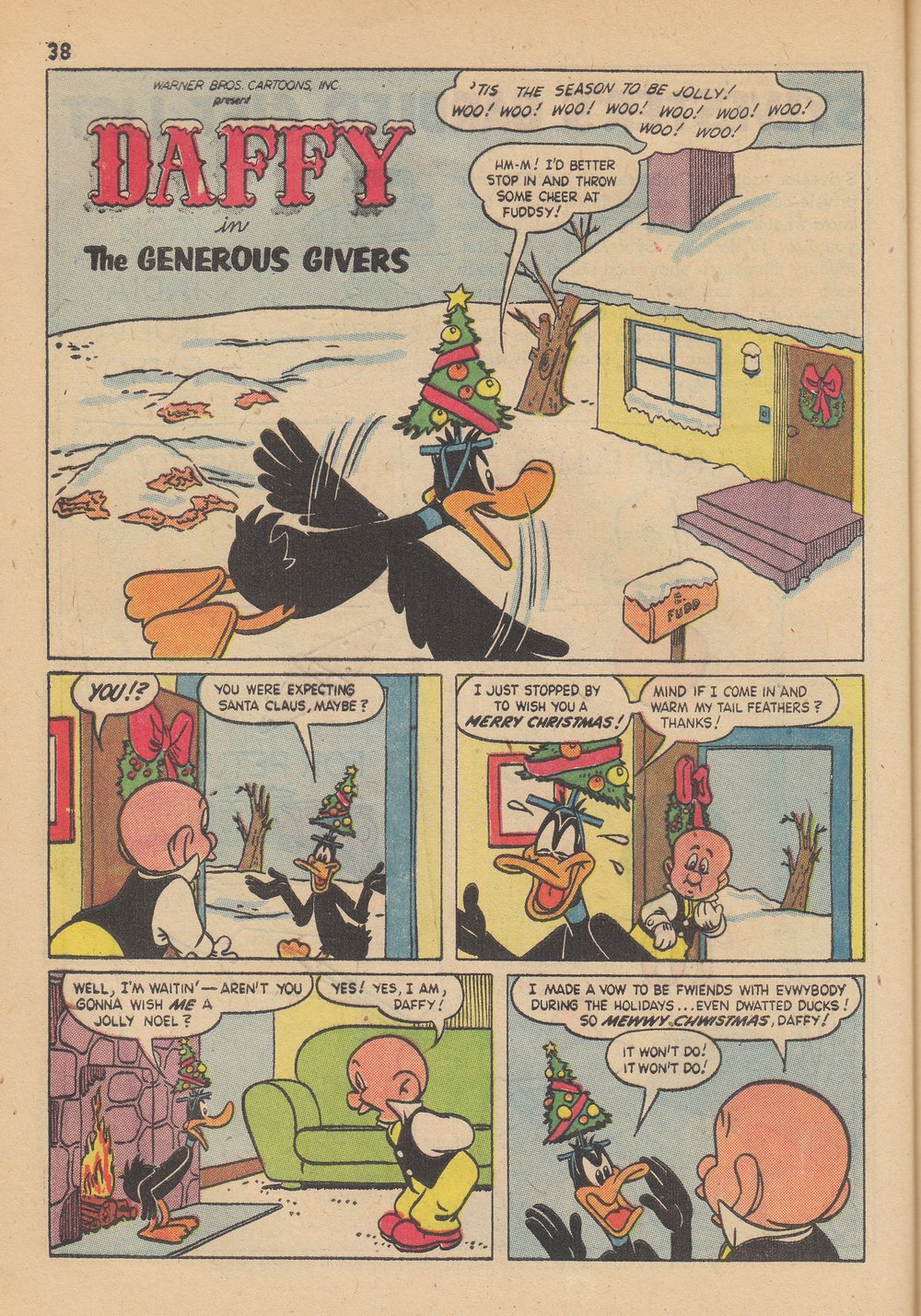 Read online Bugs Bunny's Christmas Funnies comic -  Issue # TPB 6 - 40