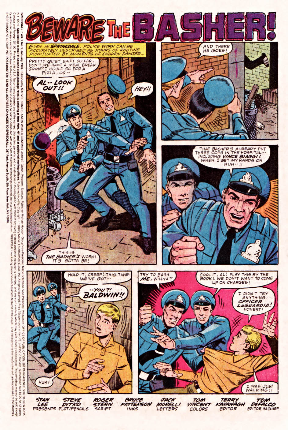 Read online Speedball comic -  Issue #5 - 2