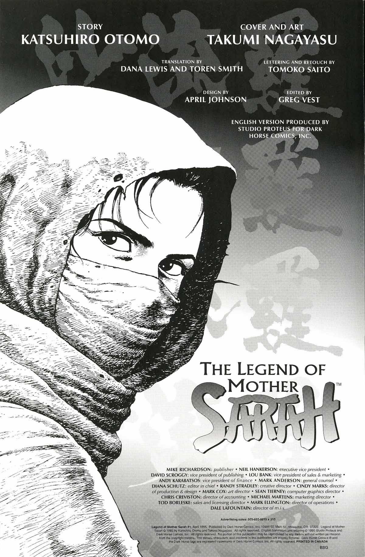 Read online The Legend of Mother Sarah comic -  Issue #1 - 2