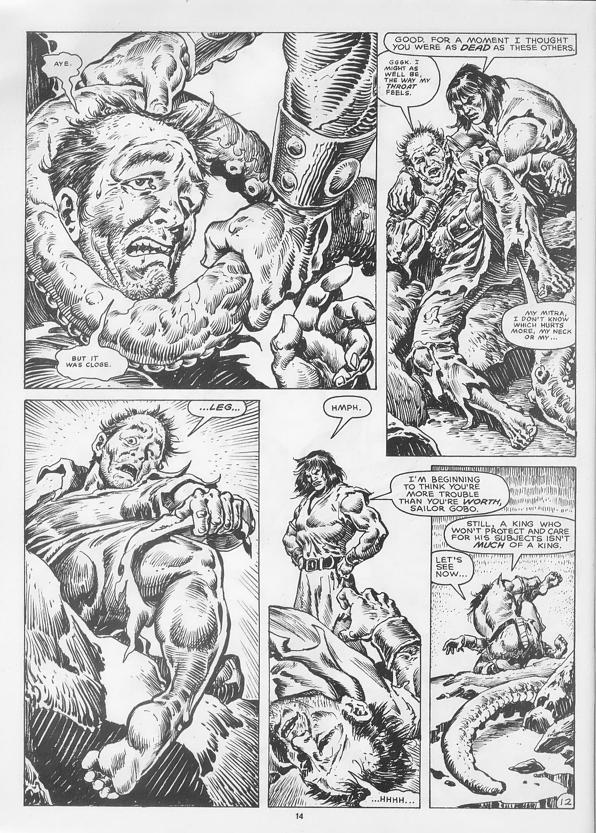 Read online The Savage Sword Of Conan comic -  Issue #166 - 16