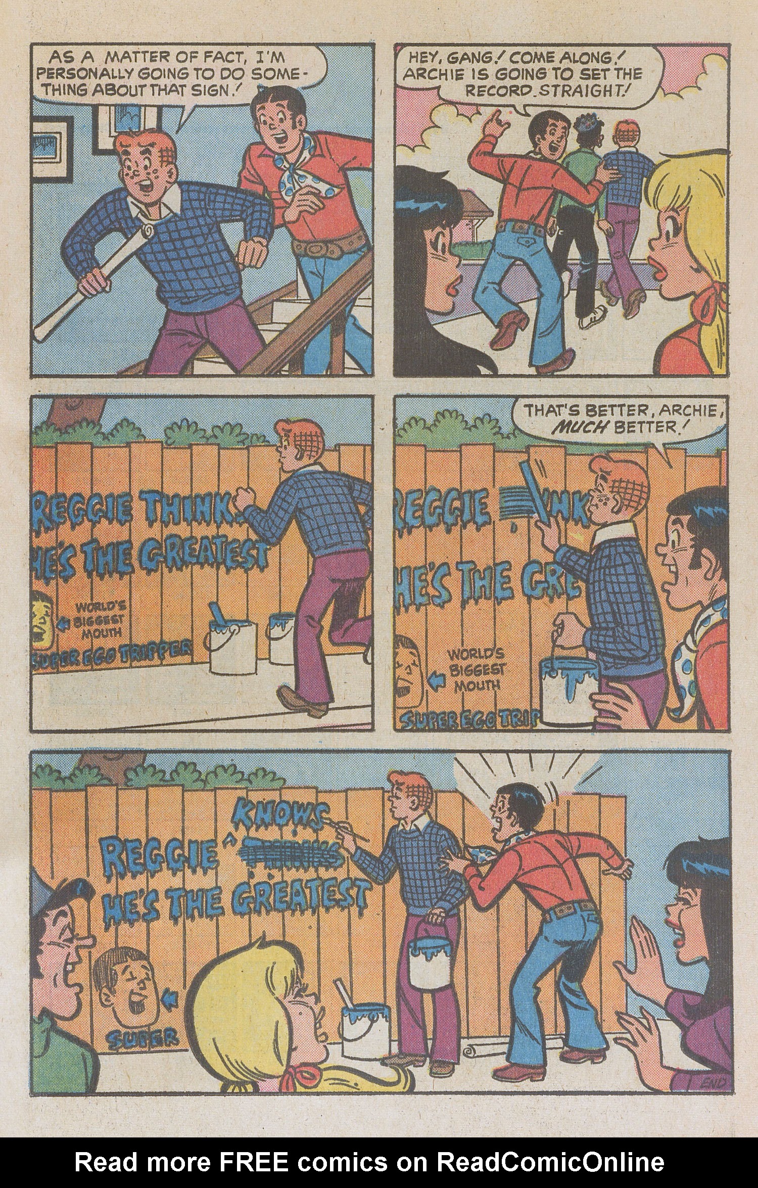 Read online Reggie and Me (1966) comic -  Issue #61 - 25